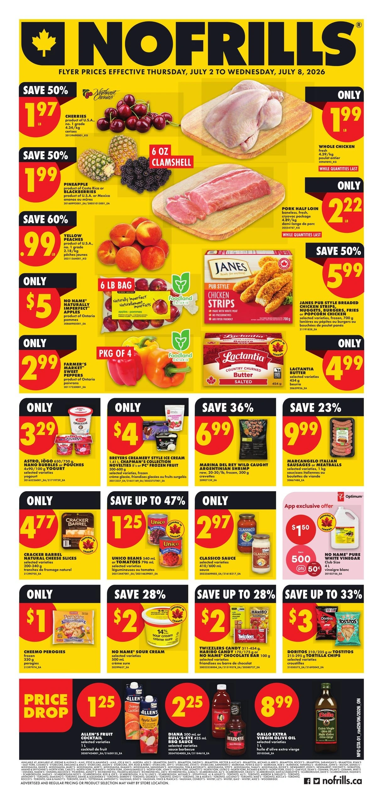 No Frills flyer page 1