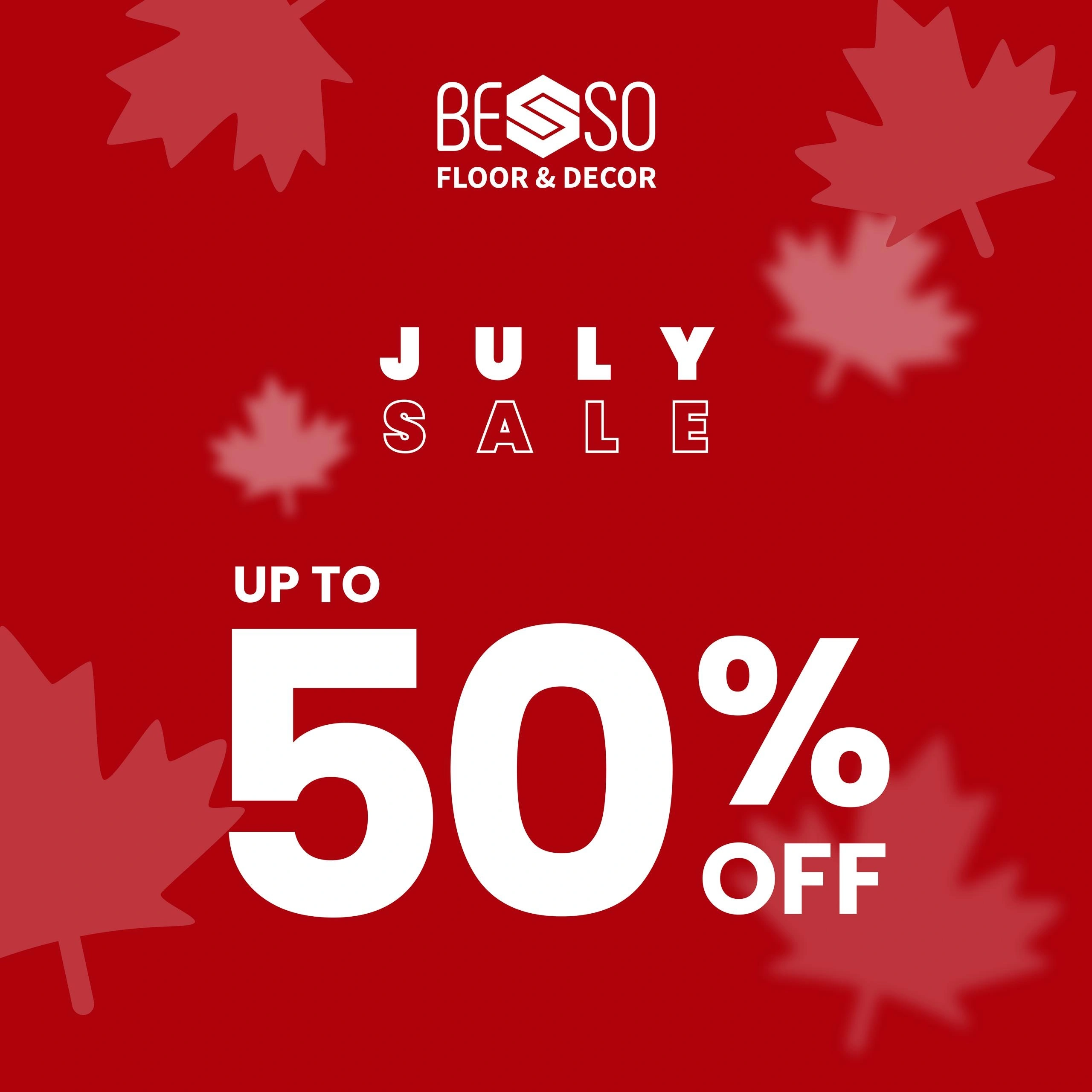 Besso Floor & Decor flyer page 1