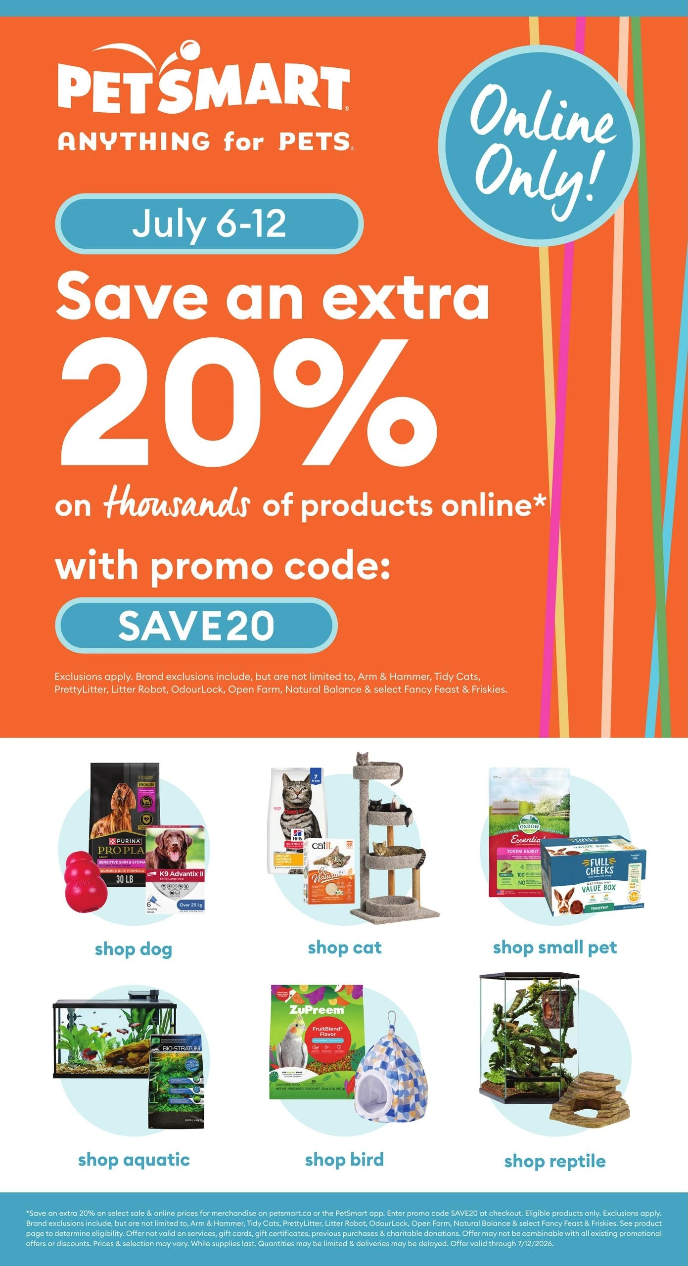 PetSmart flyer page 1