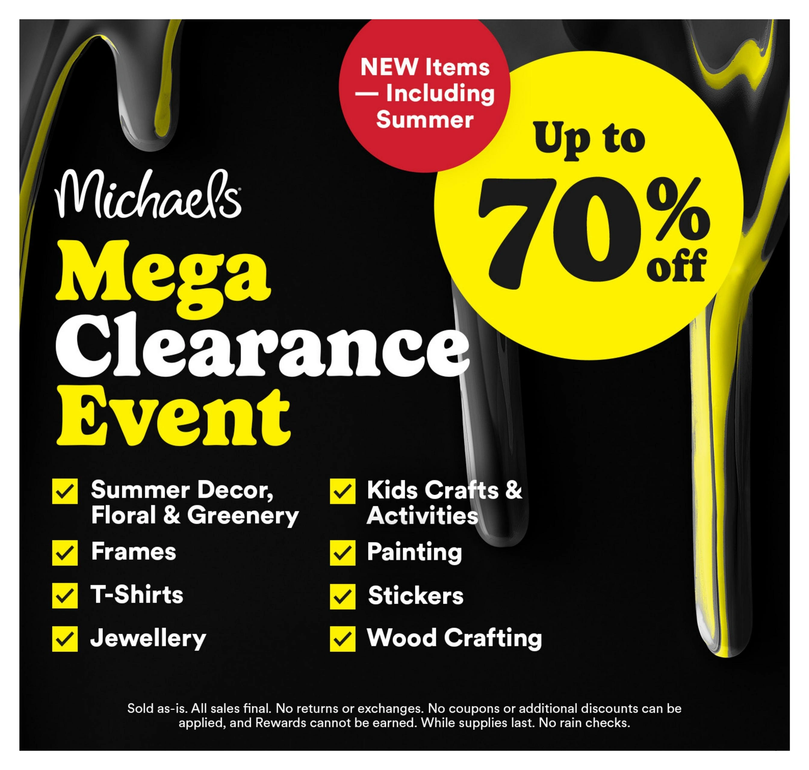Michaels Canada flyer page 1