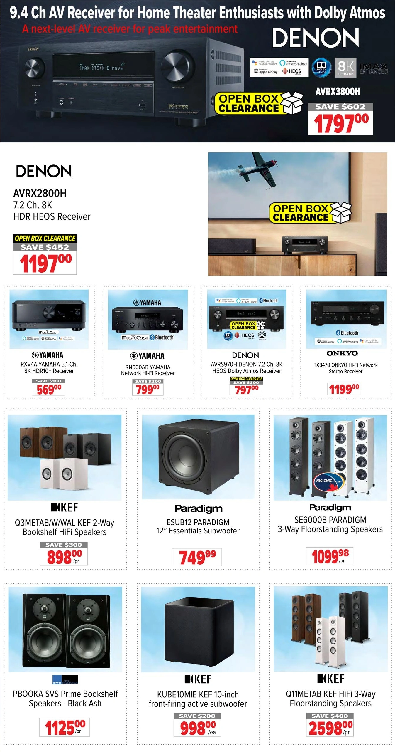 2001 Audio Video flyer page 4
