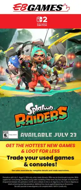 EB Games Canada Flyer