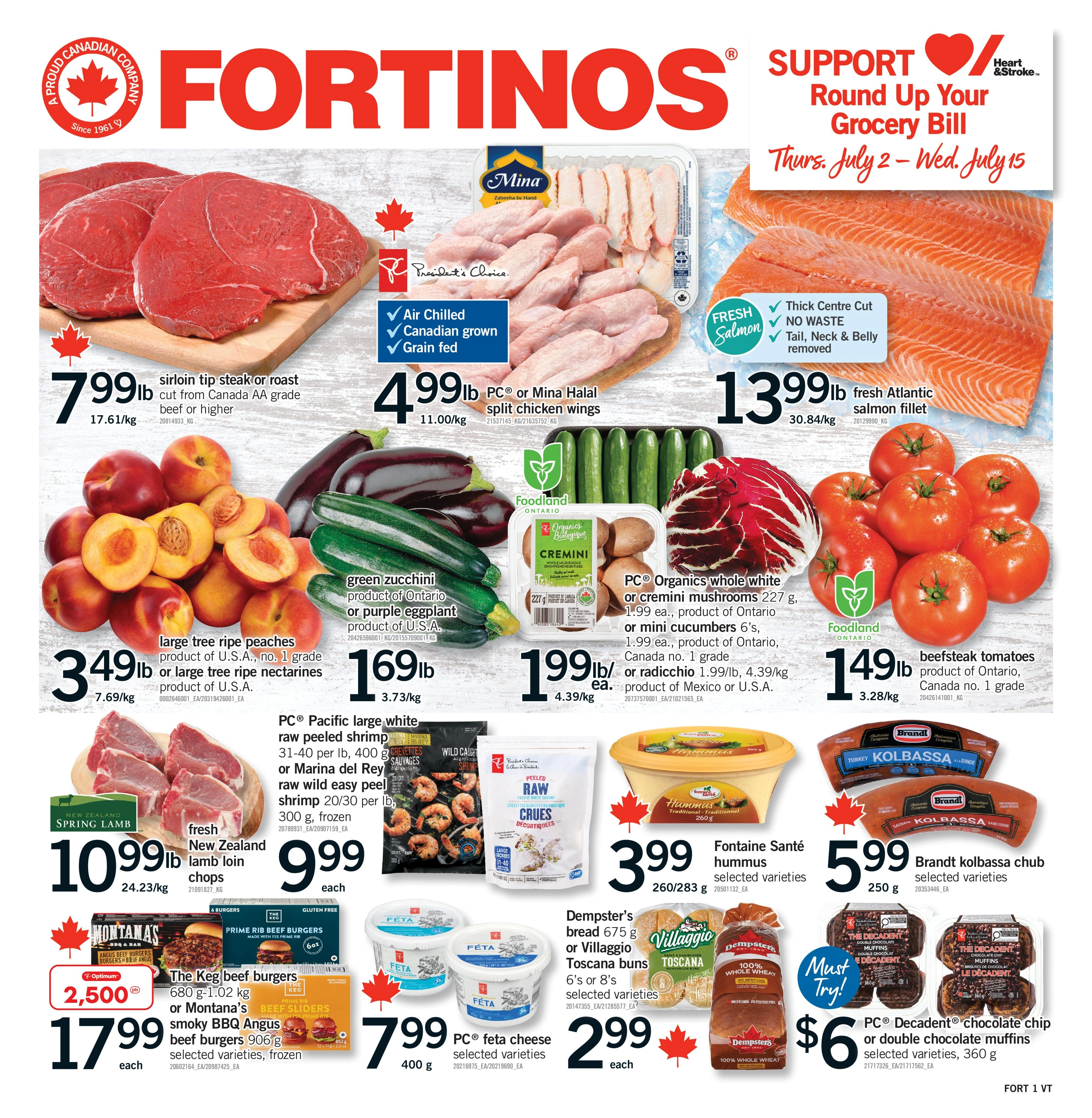 Fortinos flyer page 1