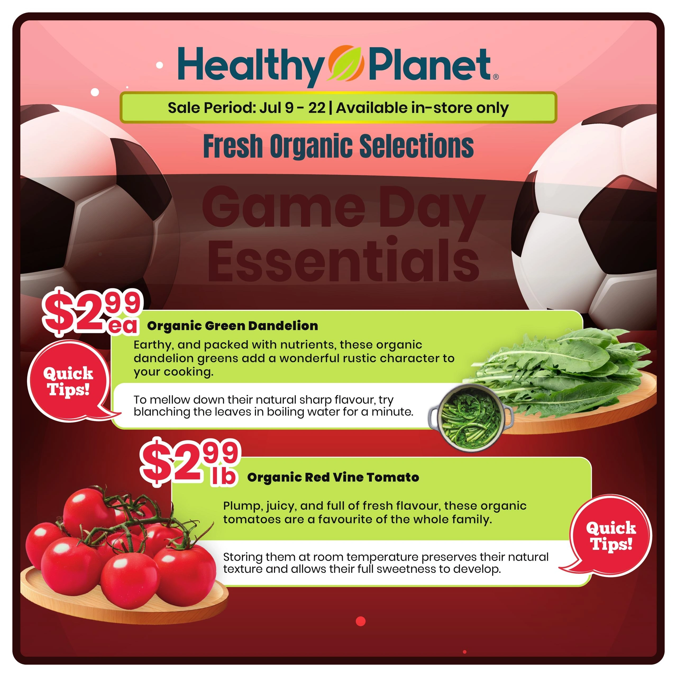 Healthy Planet flyer page 1