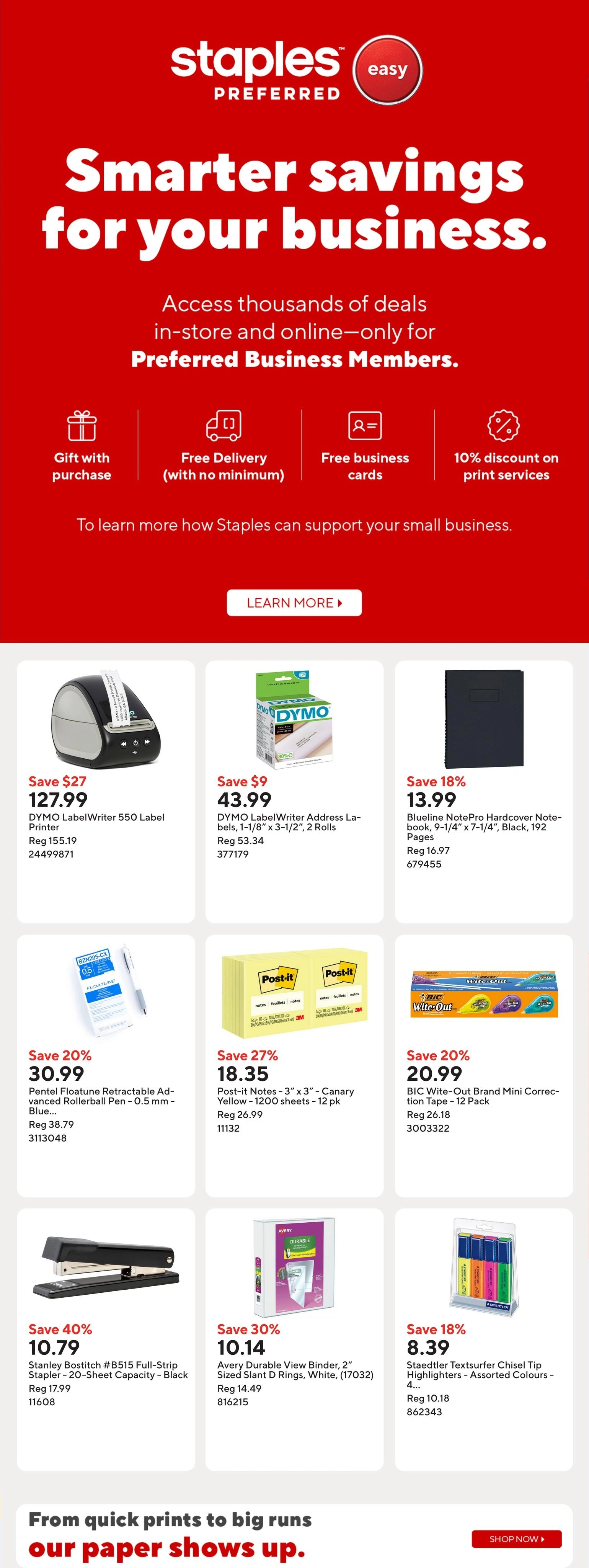 Staples flyer page 17
