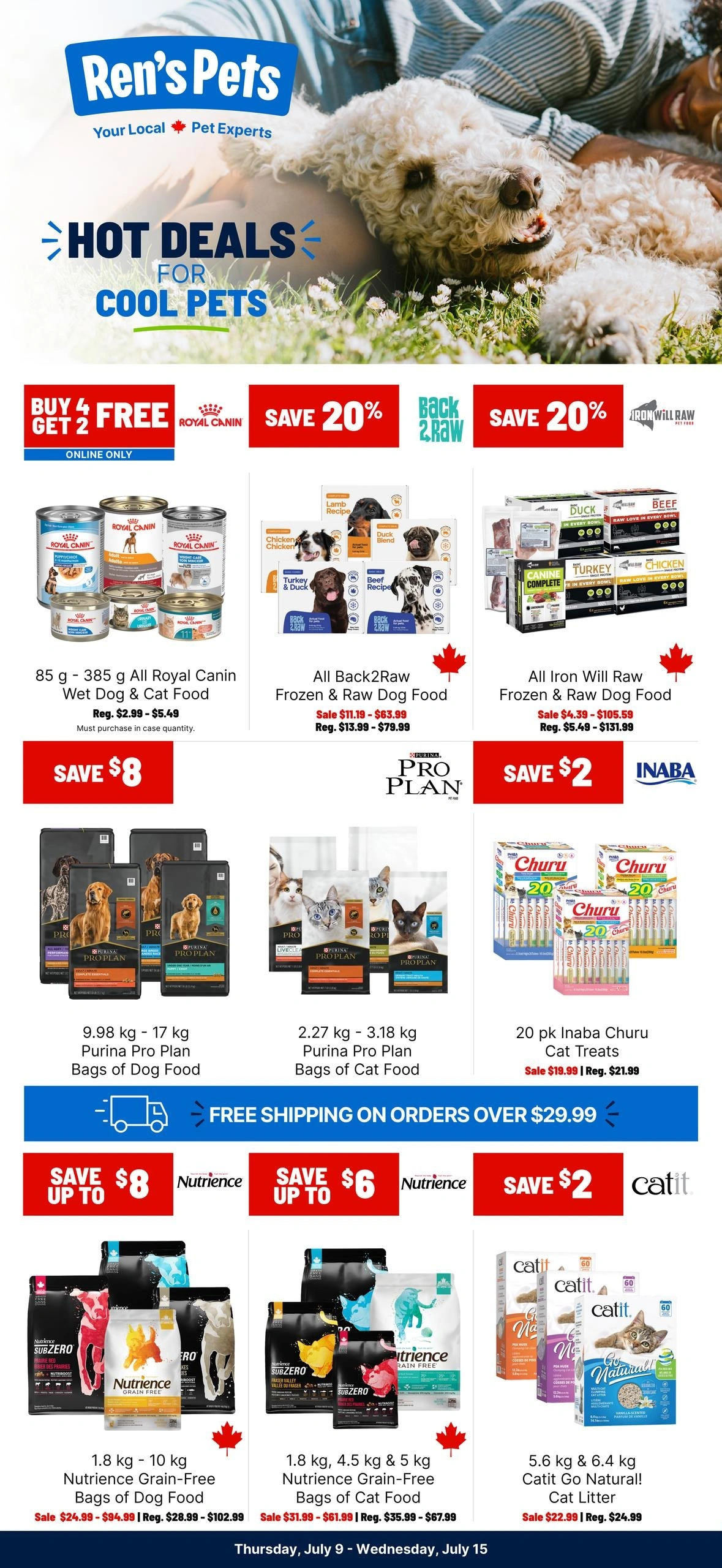 Ren's Pets flyer page 1