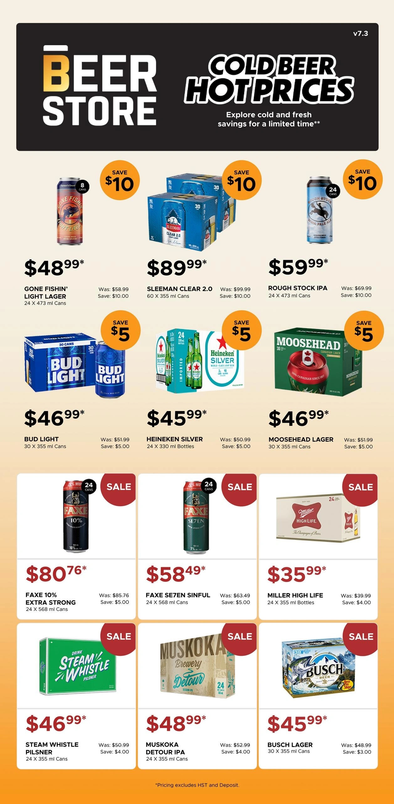 The Beer Store flyer page 1