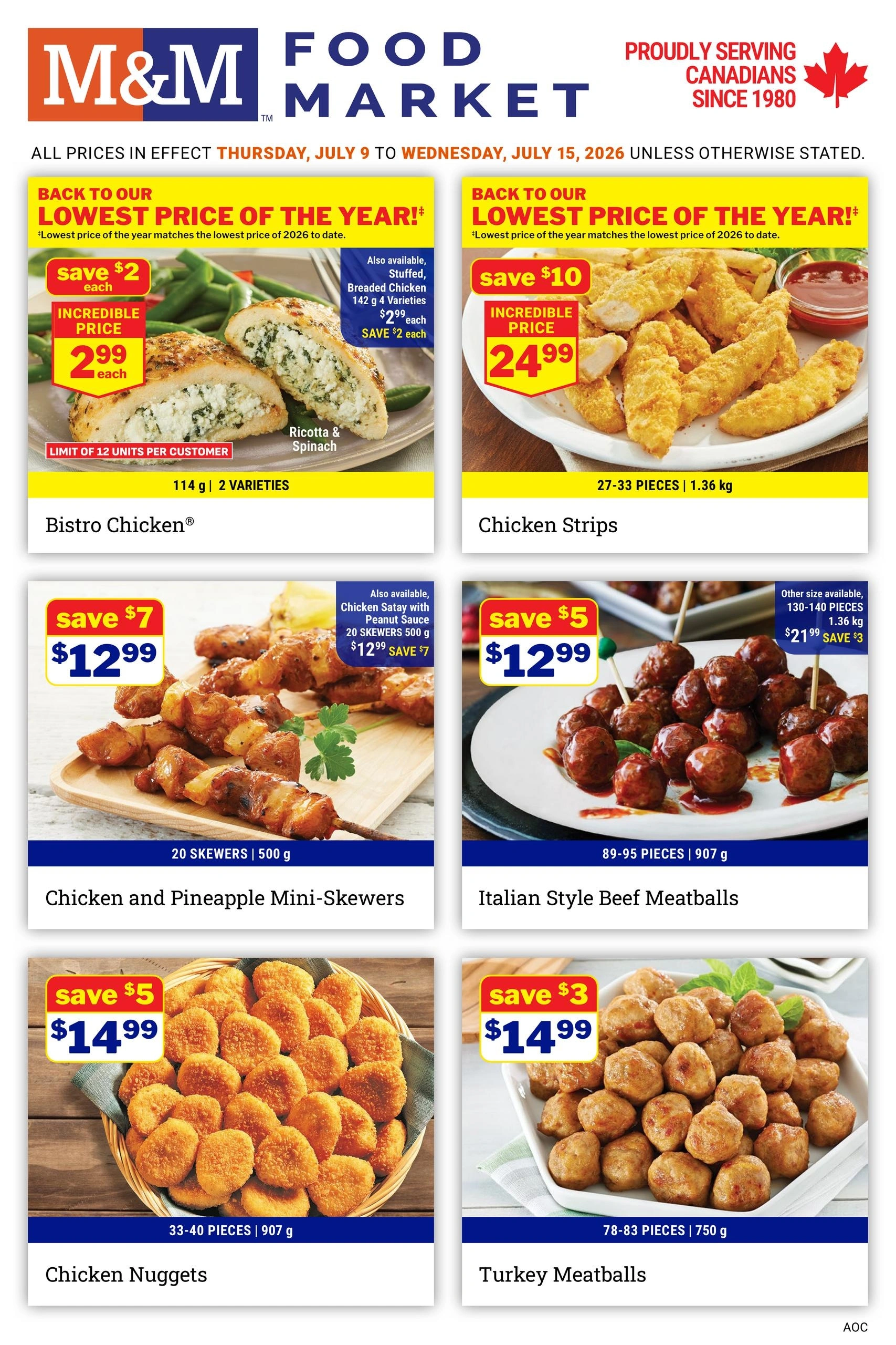 M&M Food Market flyer page 1