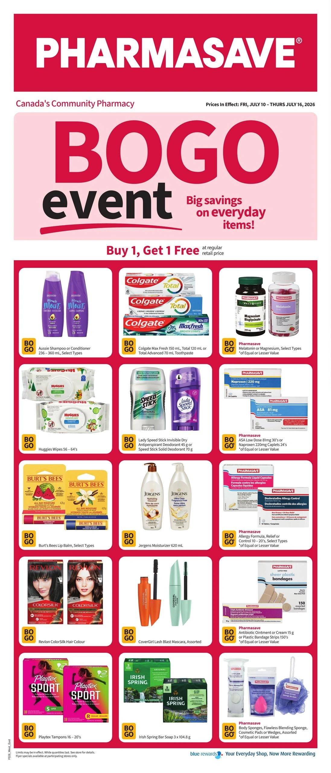 Pharmasave flyer page 1