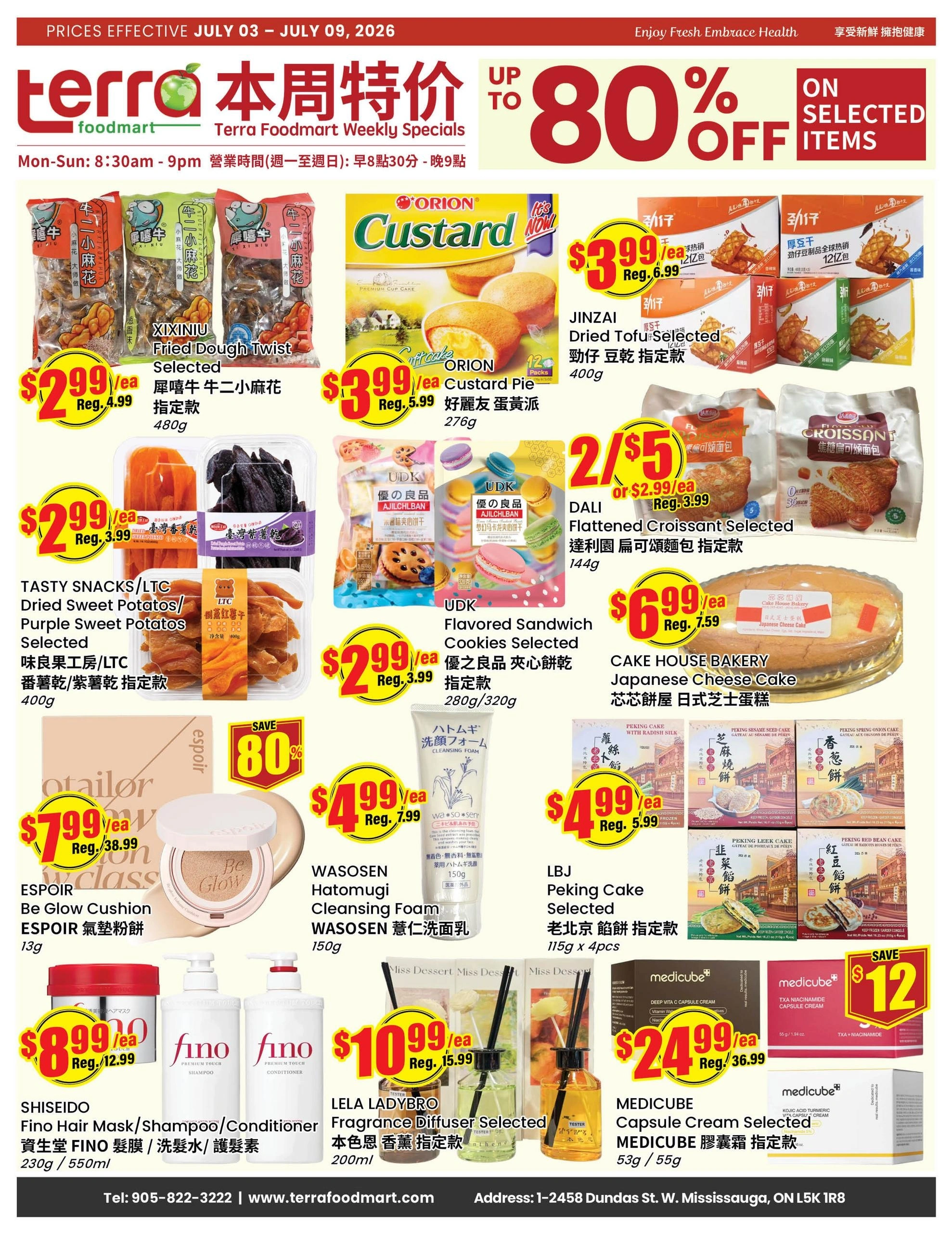 Terra Foodmart flyer page 1