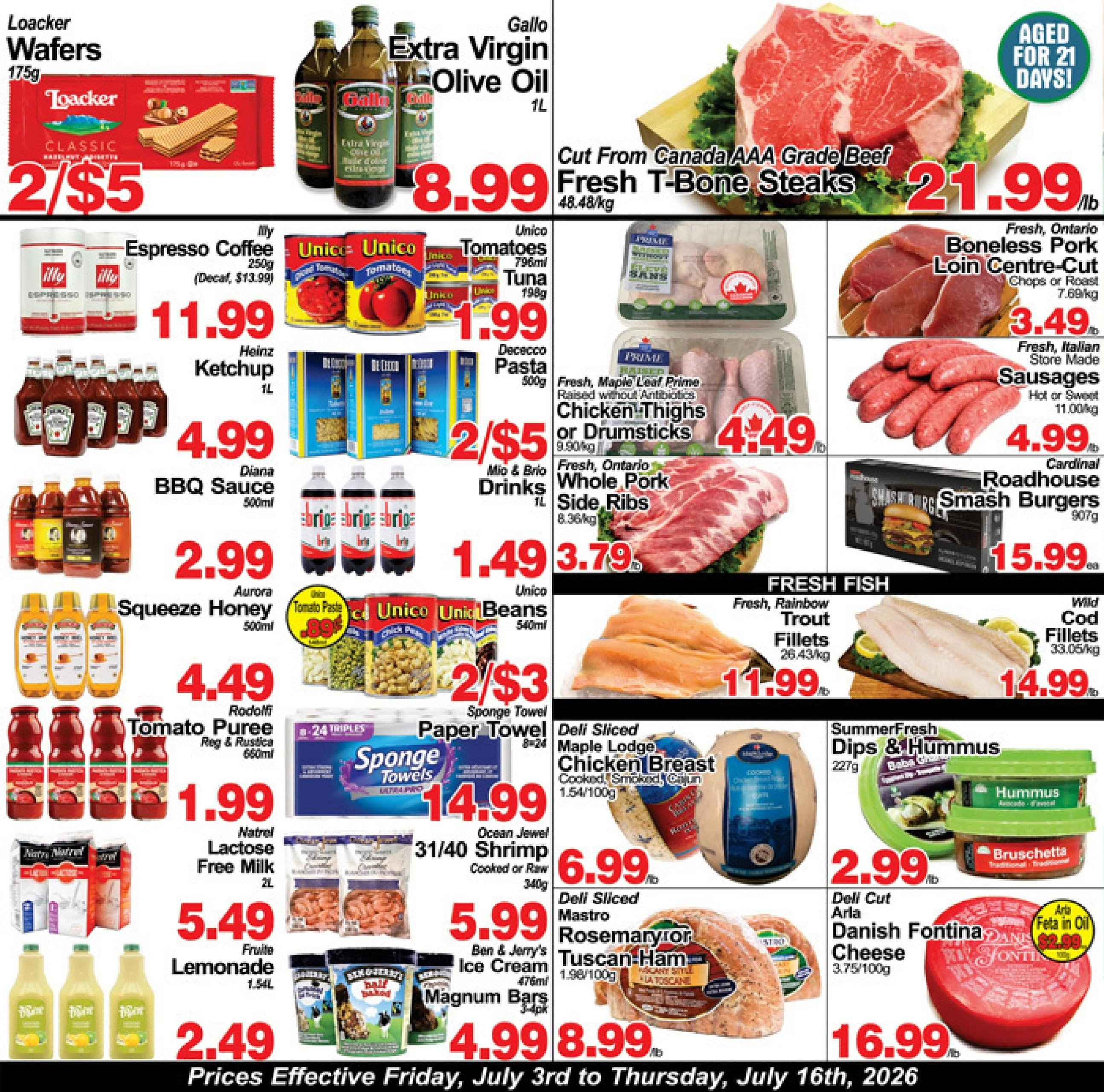 Greco's Fresh Market  flyer page 1