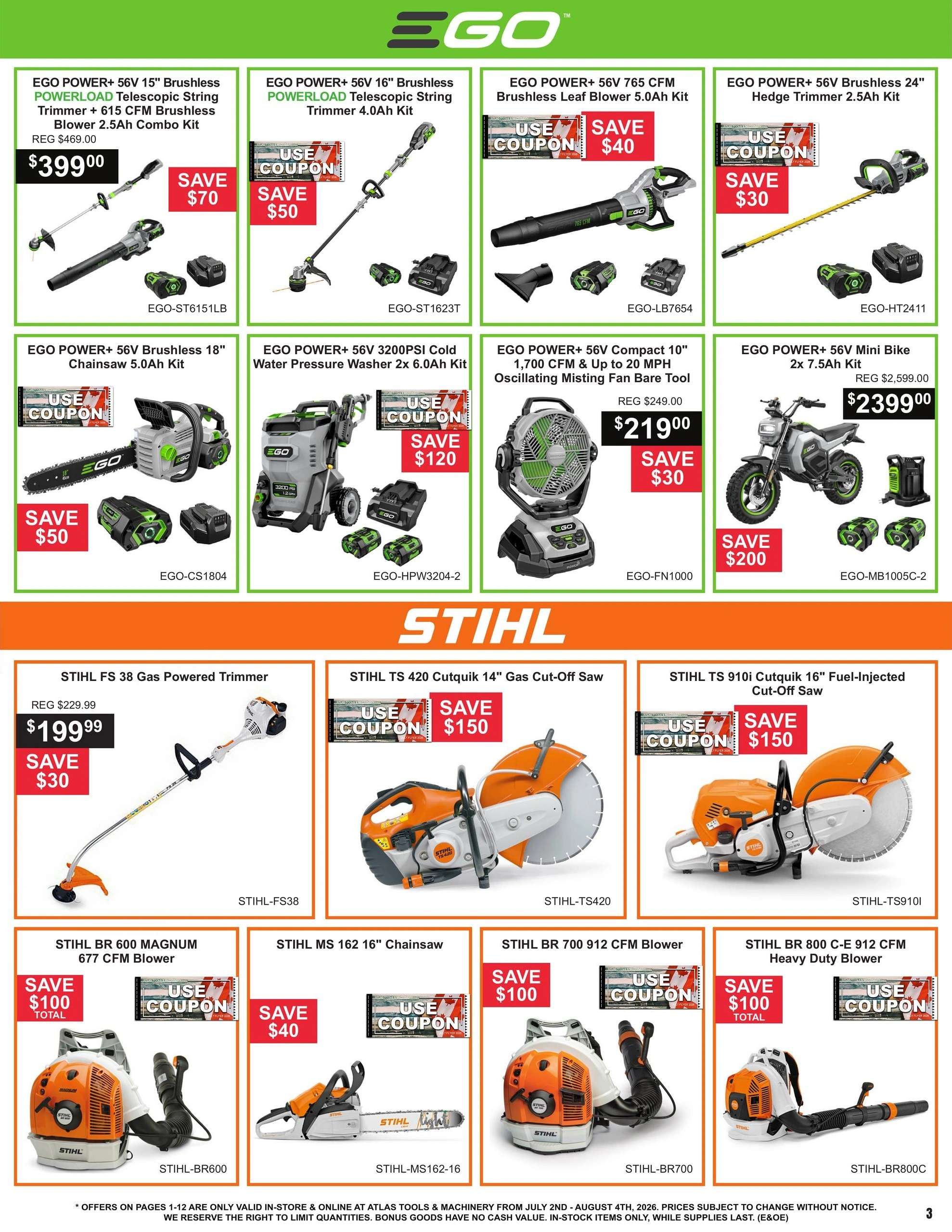 Atlas Tools & Machinery flyer page 6