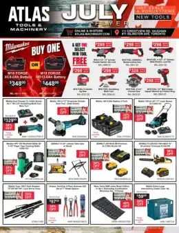 Atlas Tools & Machinery flyer