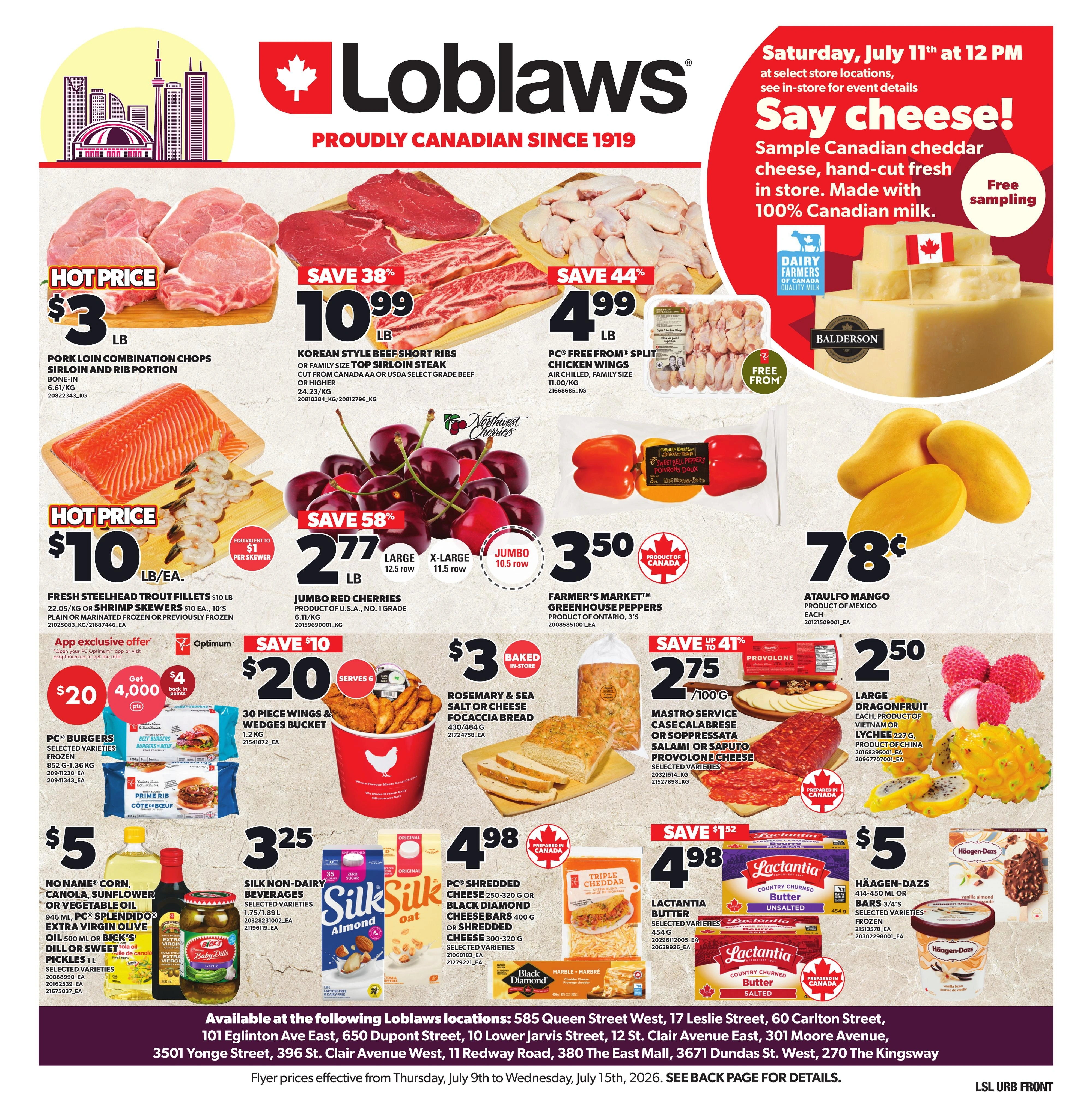 Loblaws flyer page 1