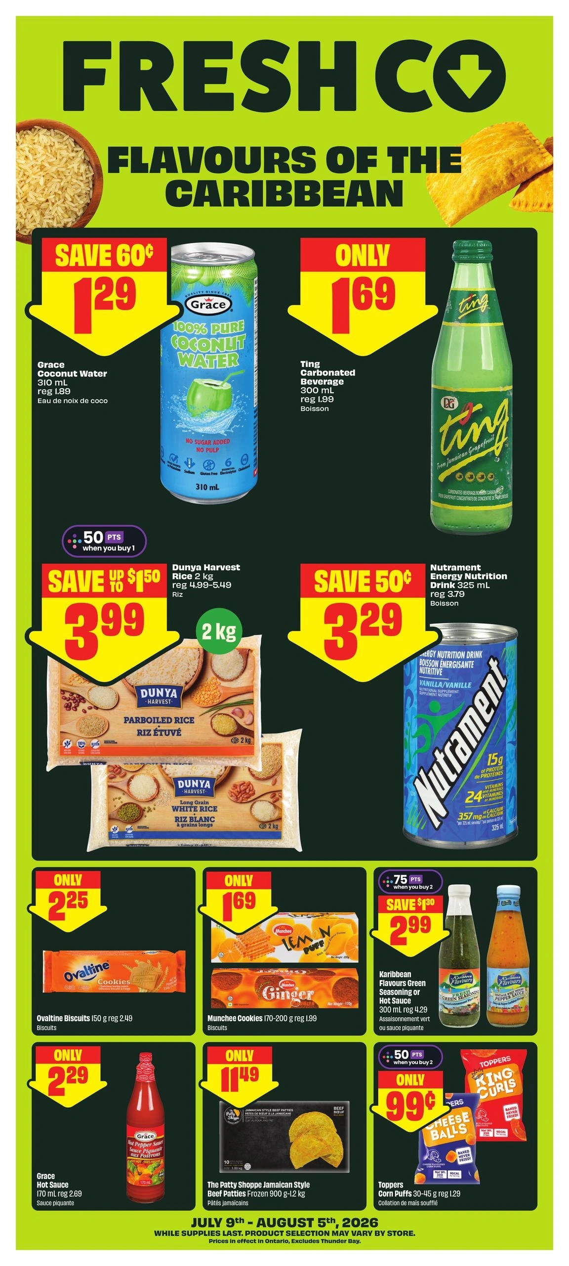 FreshCo flyer page 1