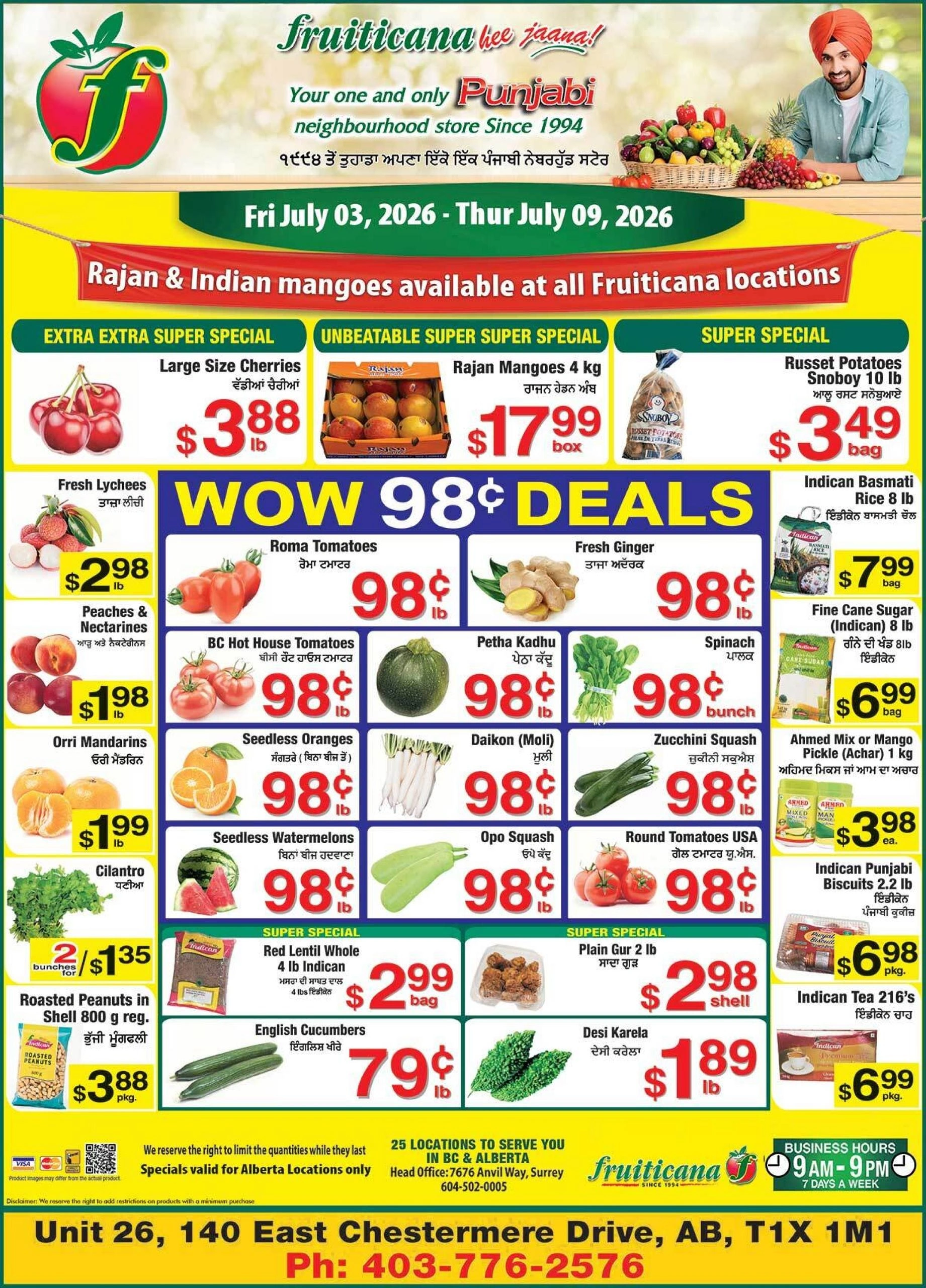 Fruiticana flyer page 1