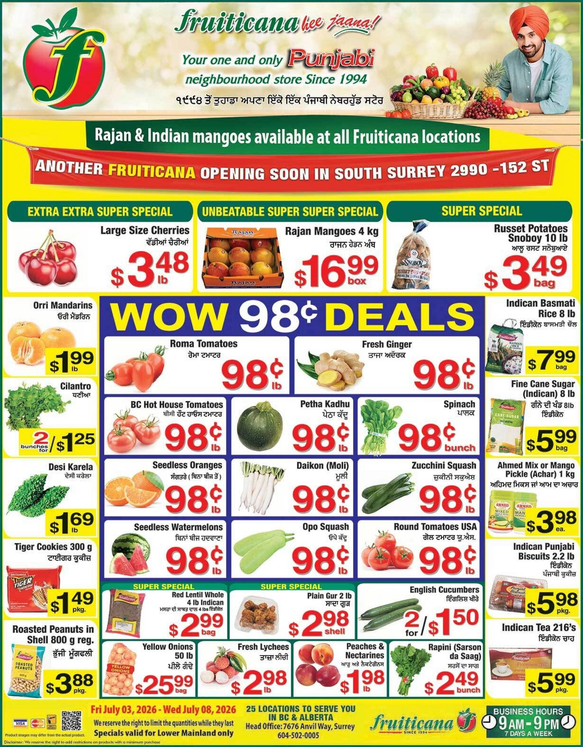 Fruiticana flyer page 1