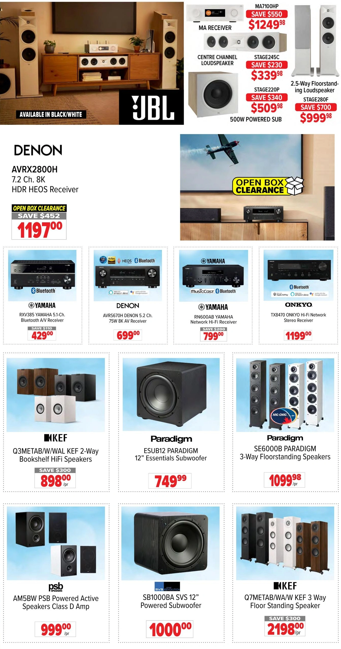 2001 Audio Video flyer page 4