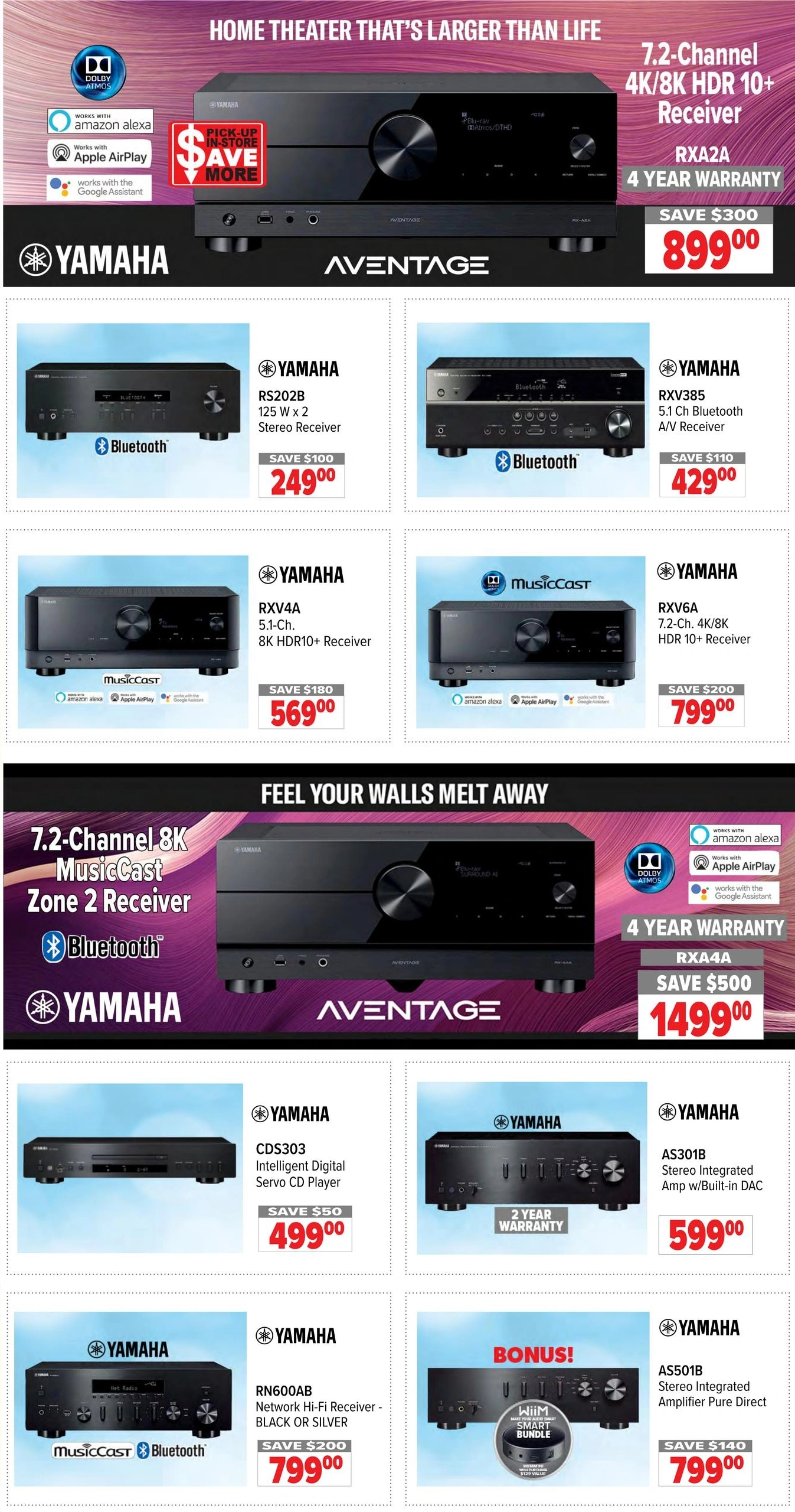 2001 Audio Video flyer page 10
