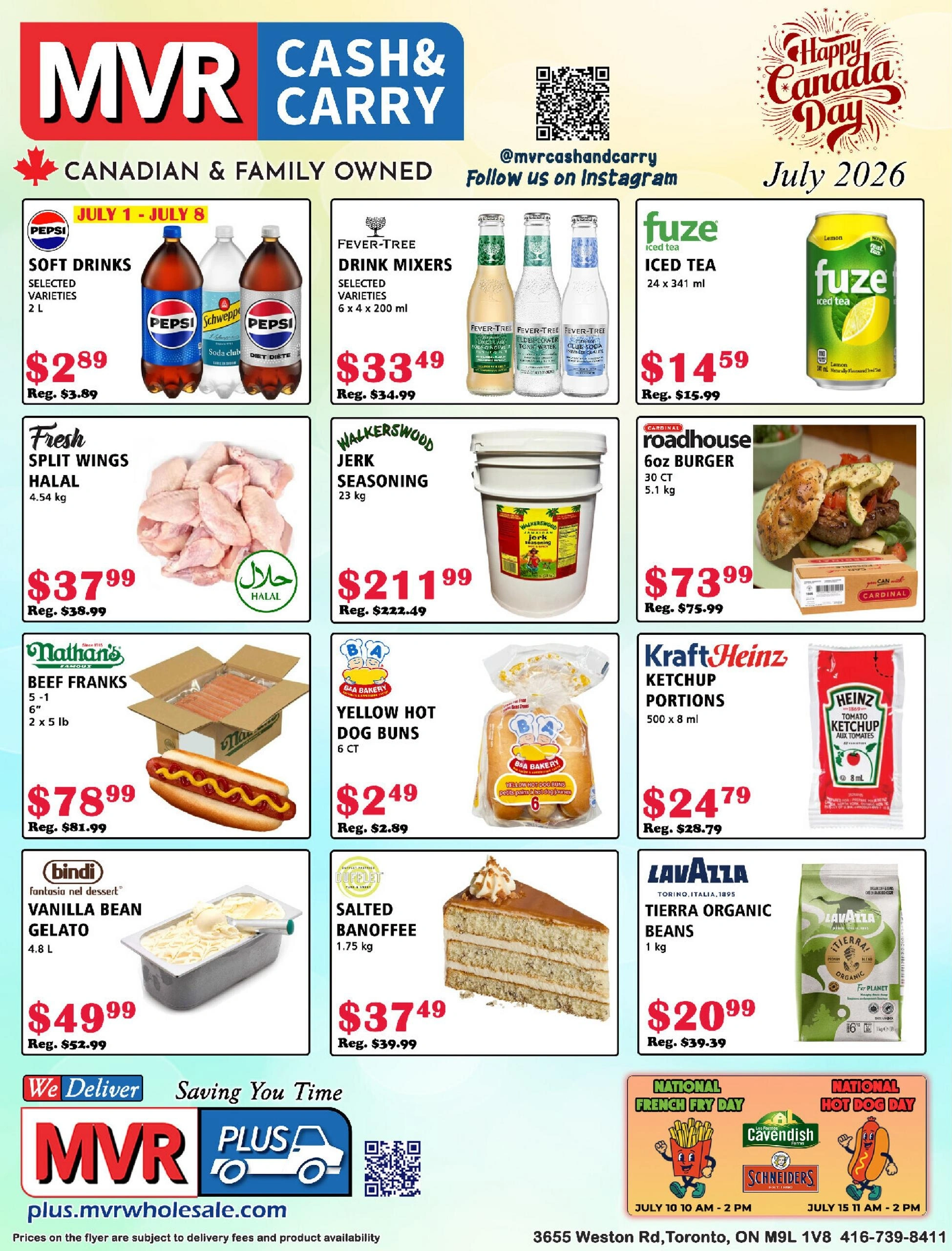 MVR Cash & Carry flyer page 1