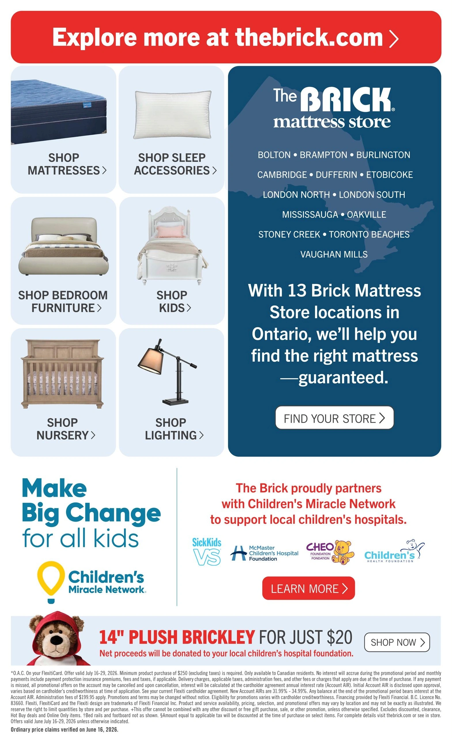 The Brick Mattress Store flyer page 10