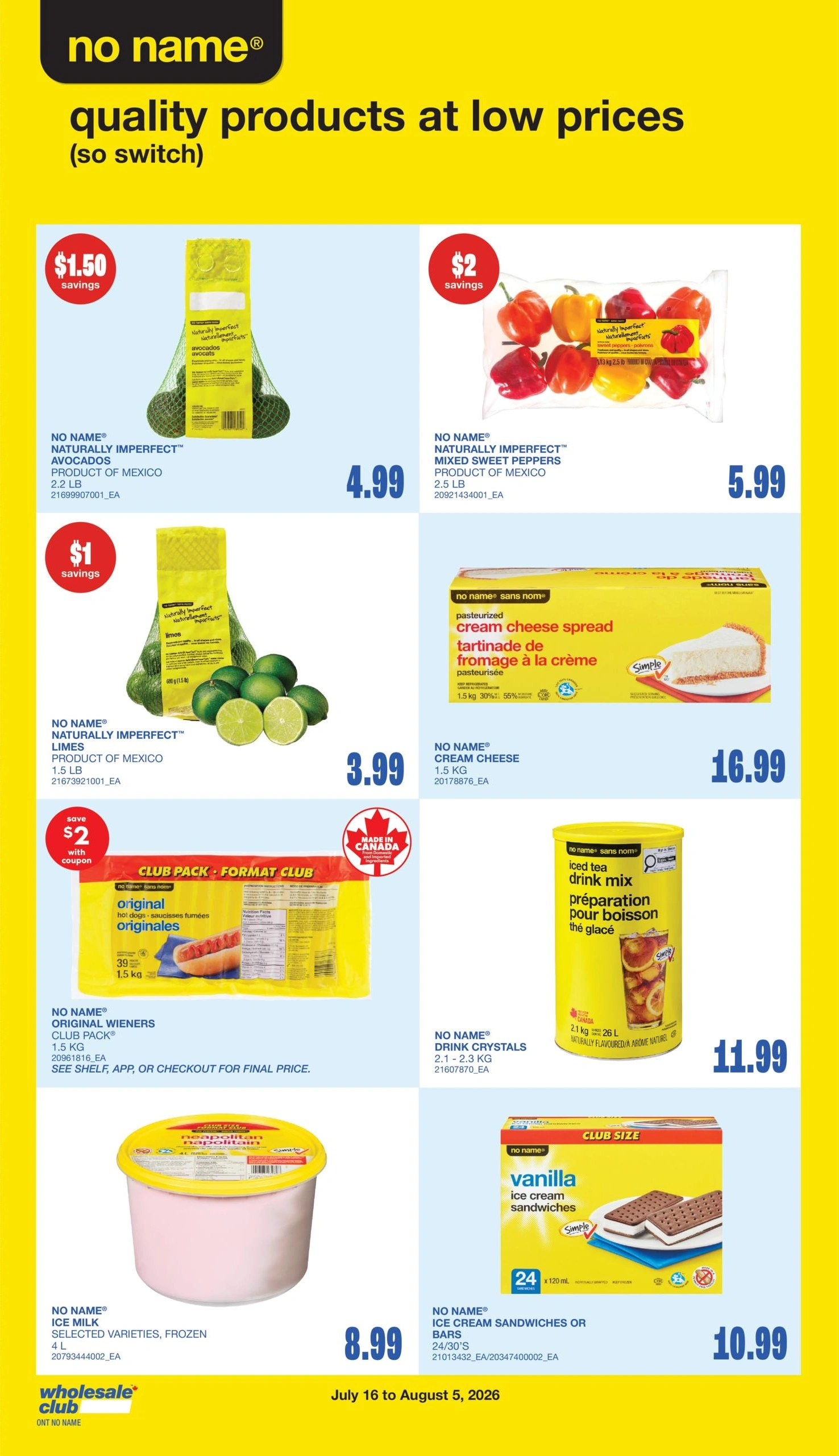 Wholesale Club and Club Entrepôt flyer page 19