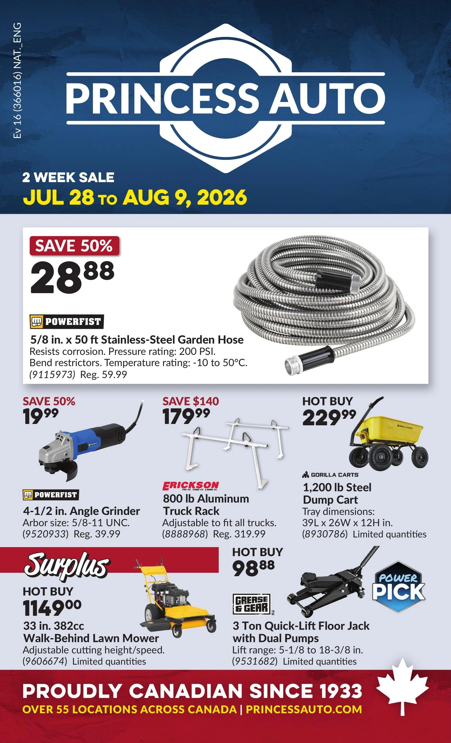 Princess Auto flyer page 1