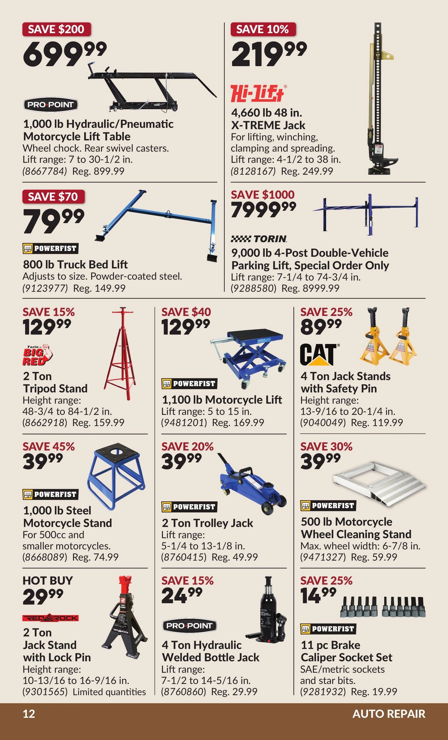 Princess Auto flyer page 17