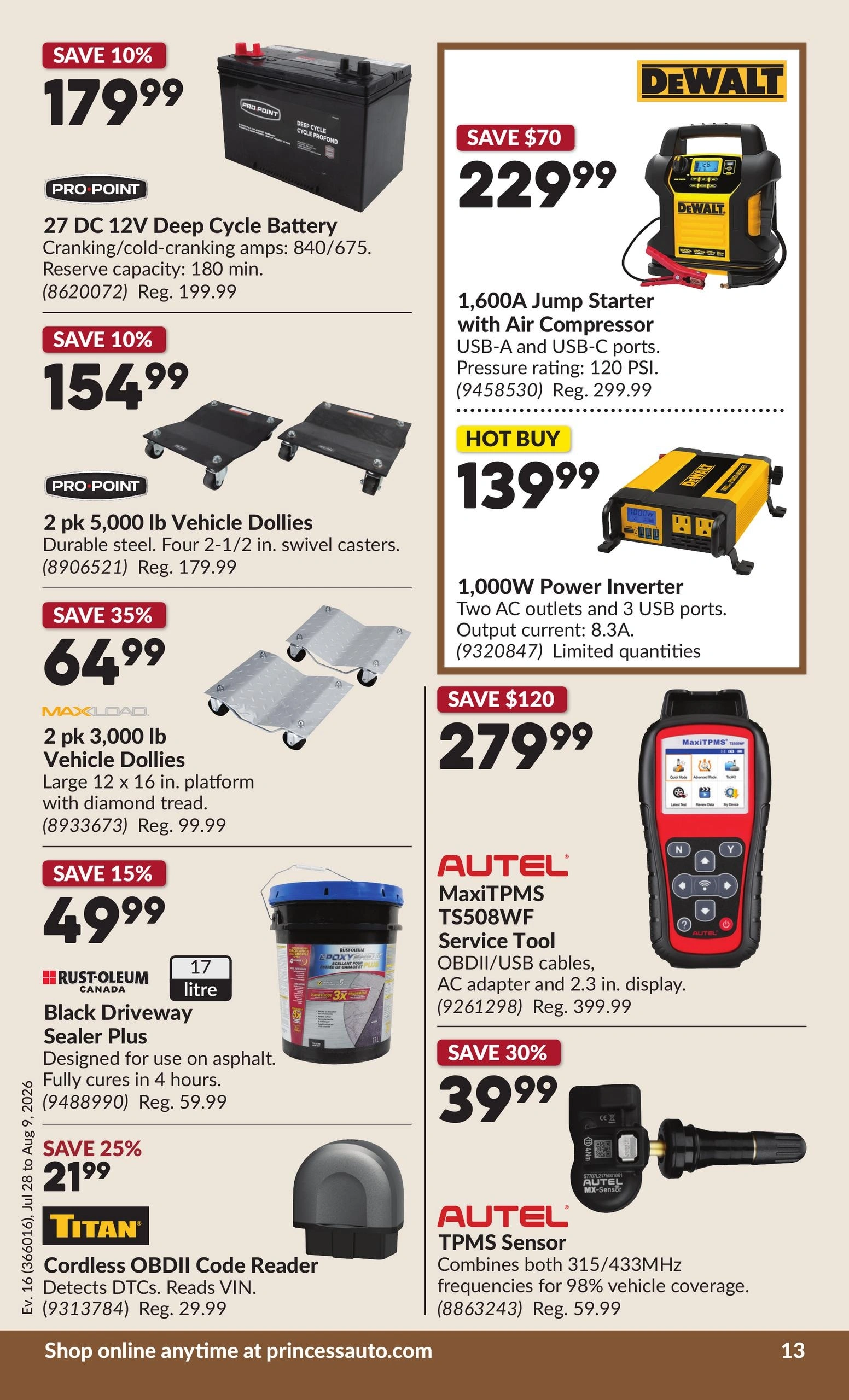 Princess Auto flyer page 18