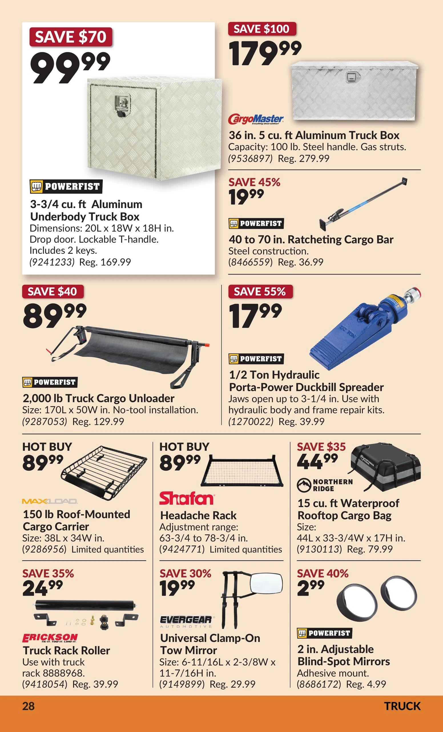Princess Auto flyer page 33