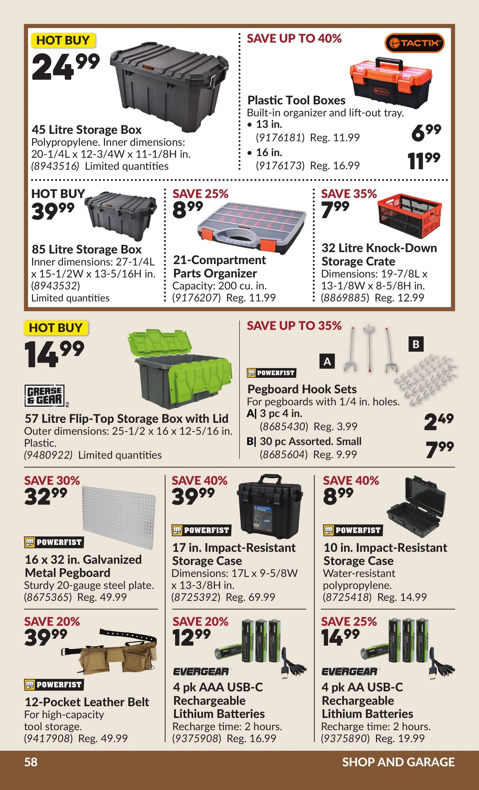 Princess Auto flyer page 63