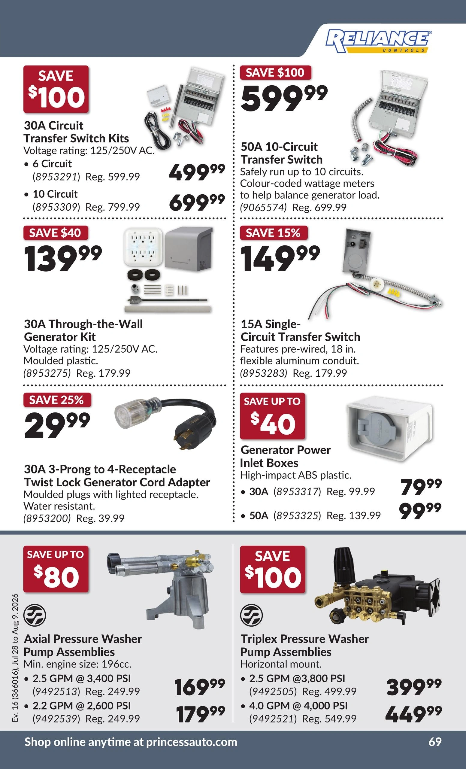 Princess Auto flyer page 74