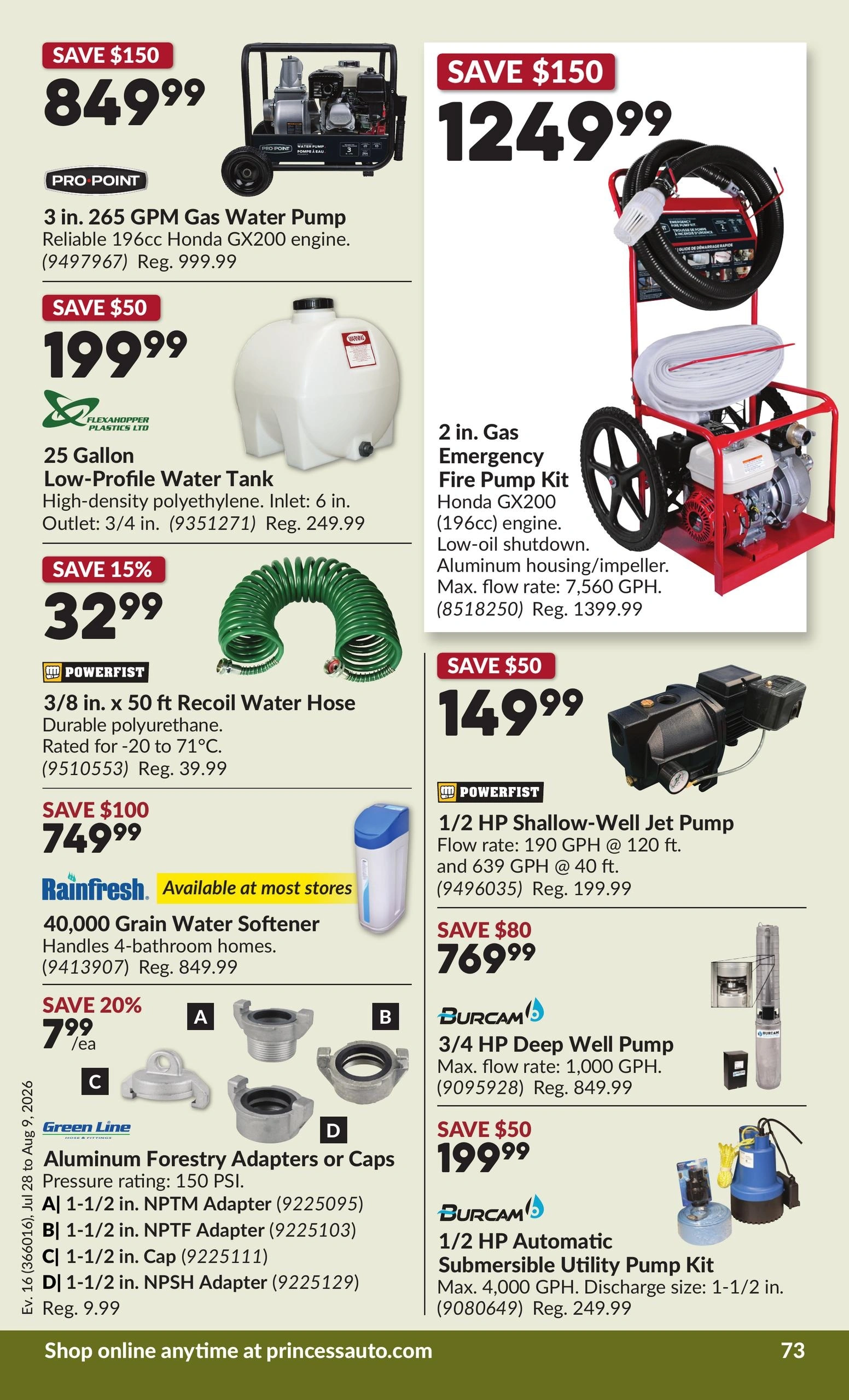 Princess Auto flyer page 78