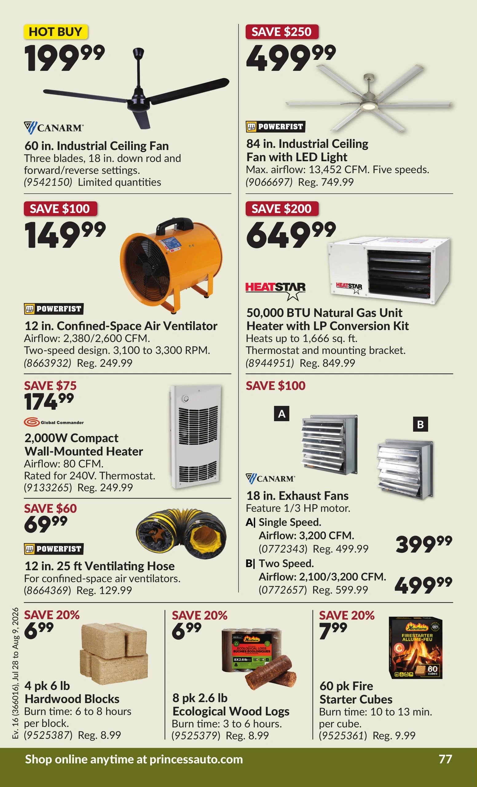 Princess Auto flyer page 82