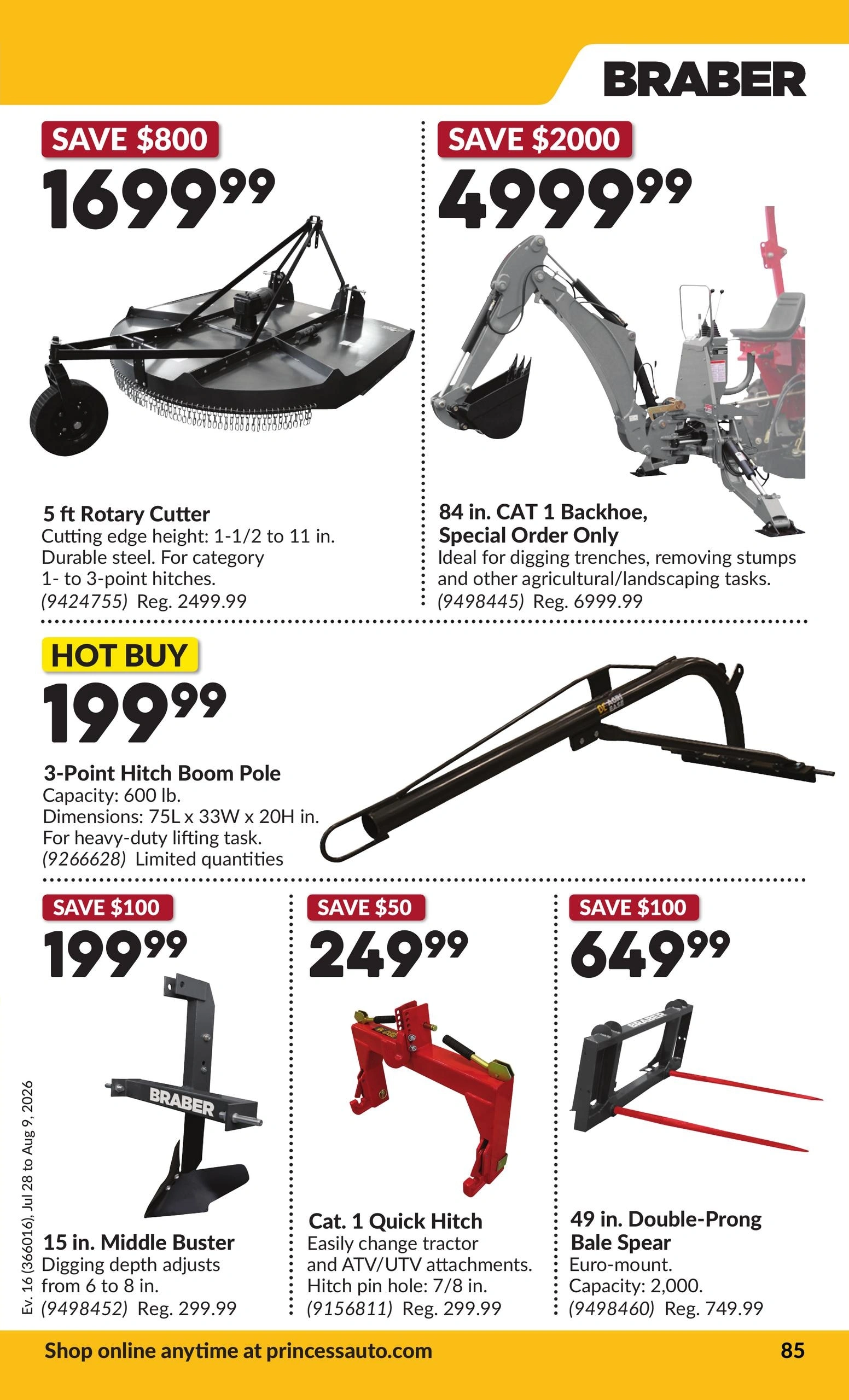 Princess Auto flyer page 90