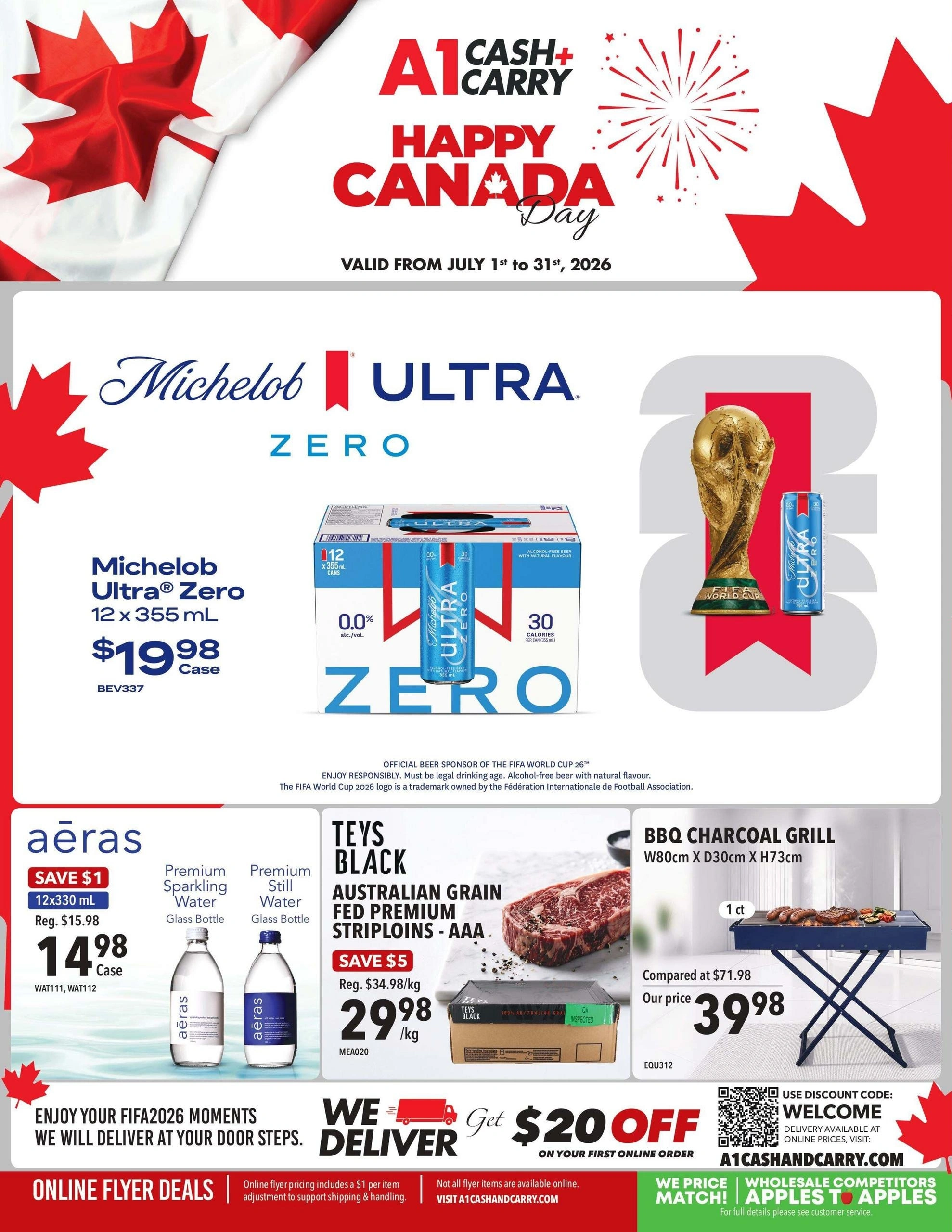 A1 Cash + Carry flyer page 1