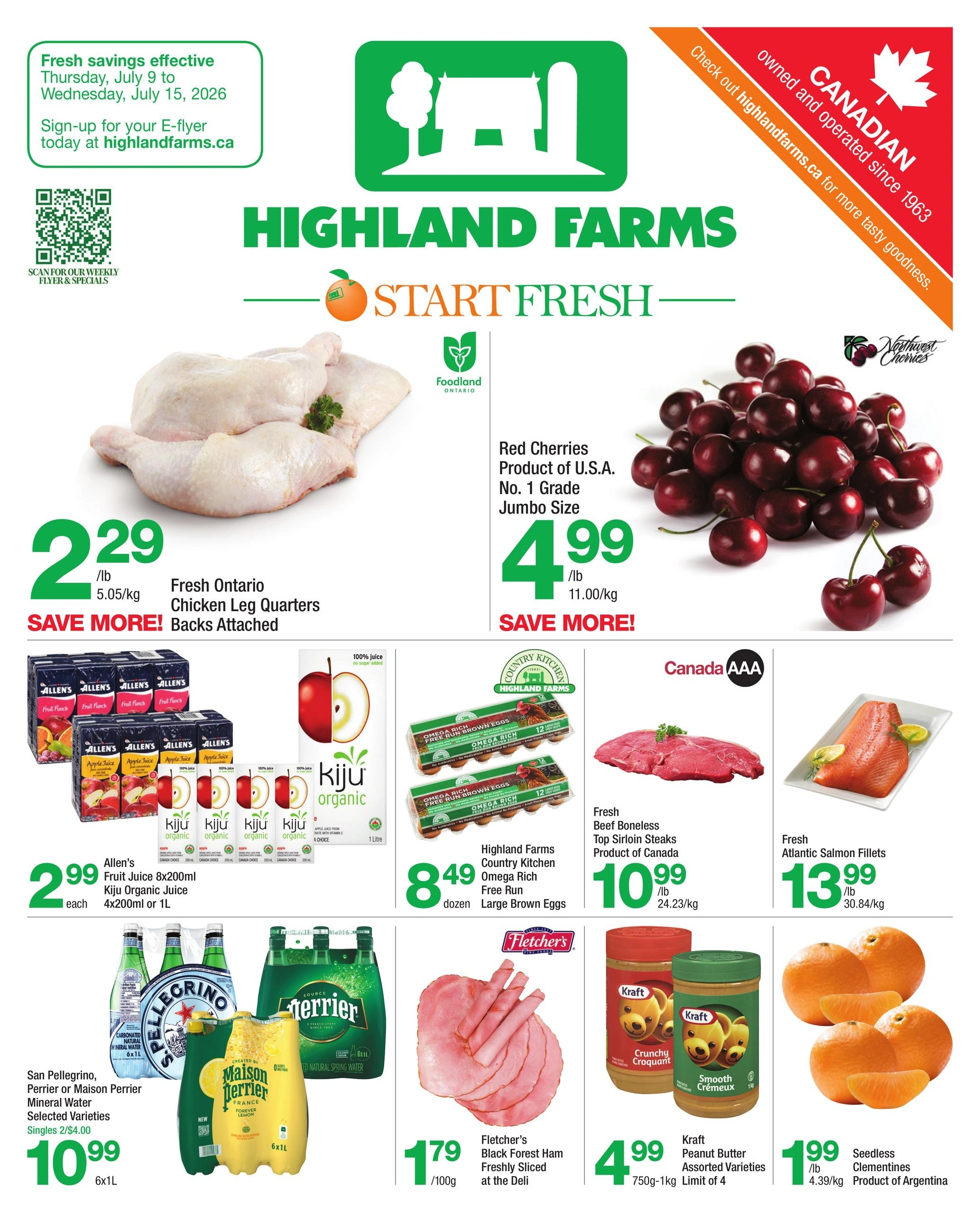 Highland Farms flyer page 1