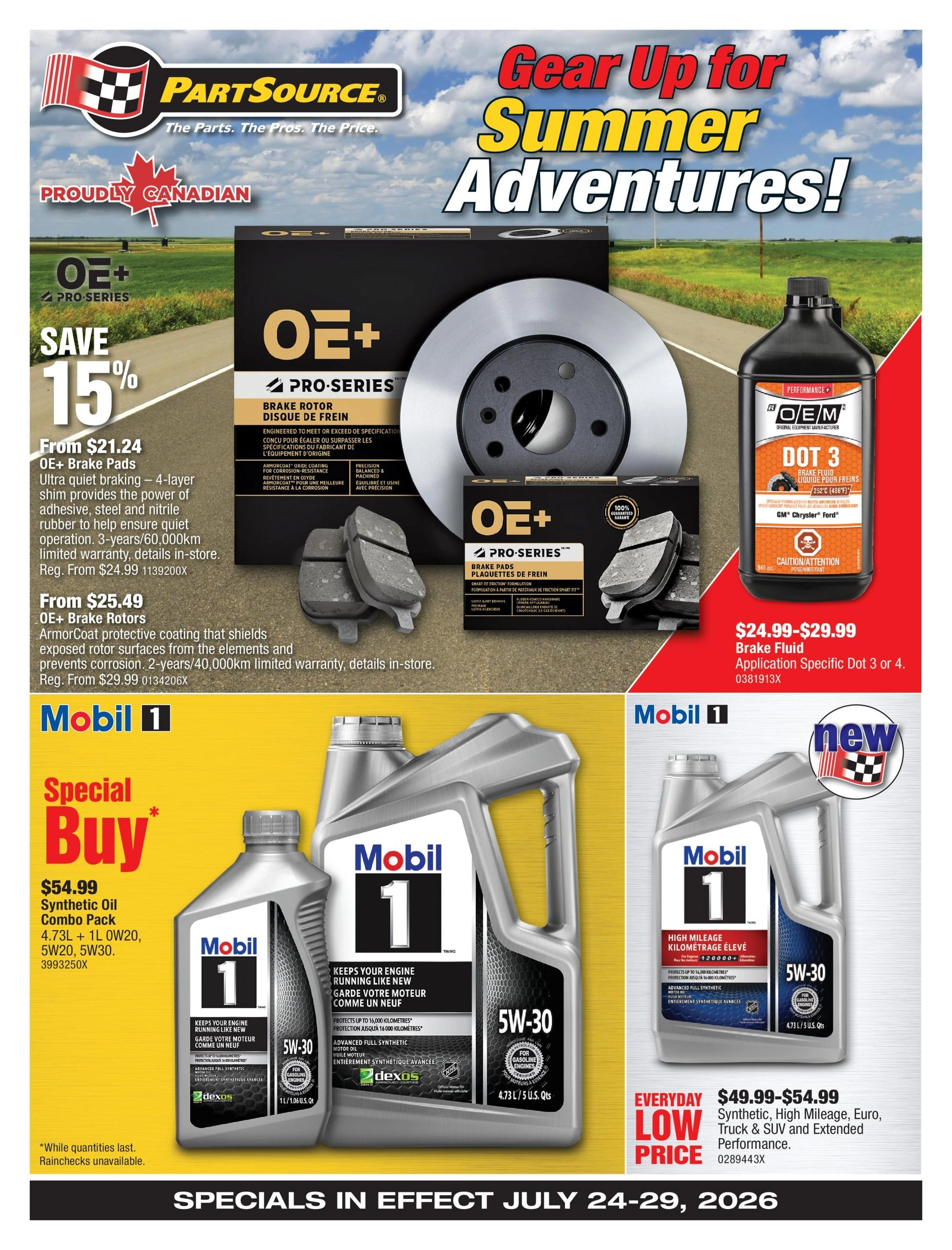 PartSource flyer page 1