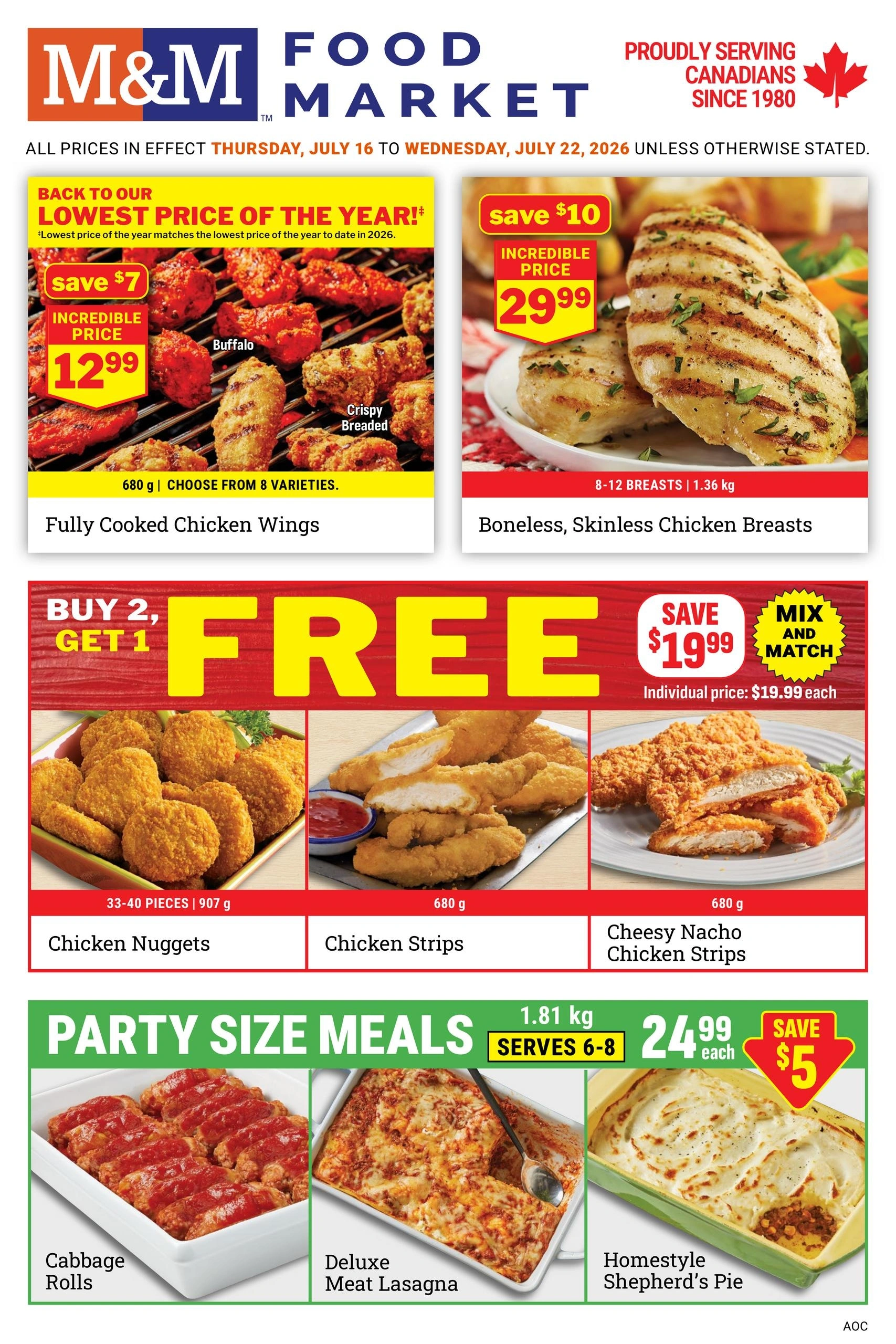 M&M Food Market flyer page 1
