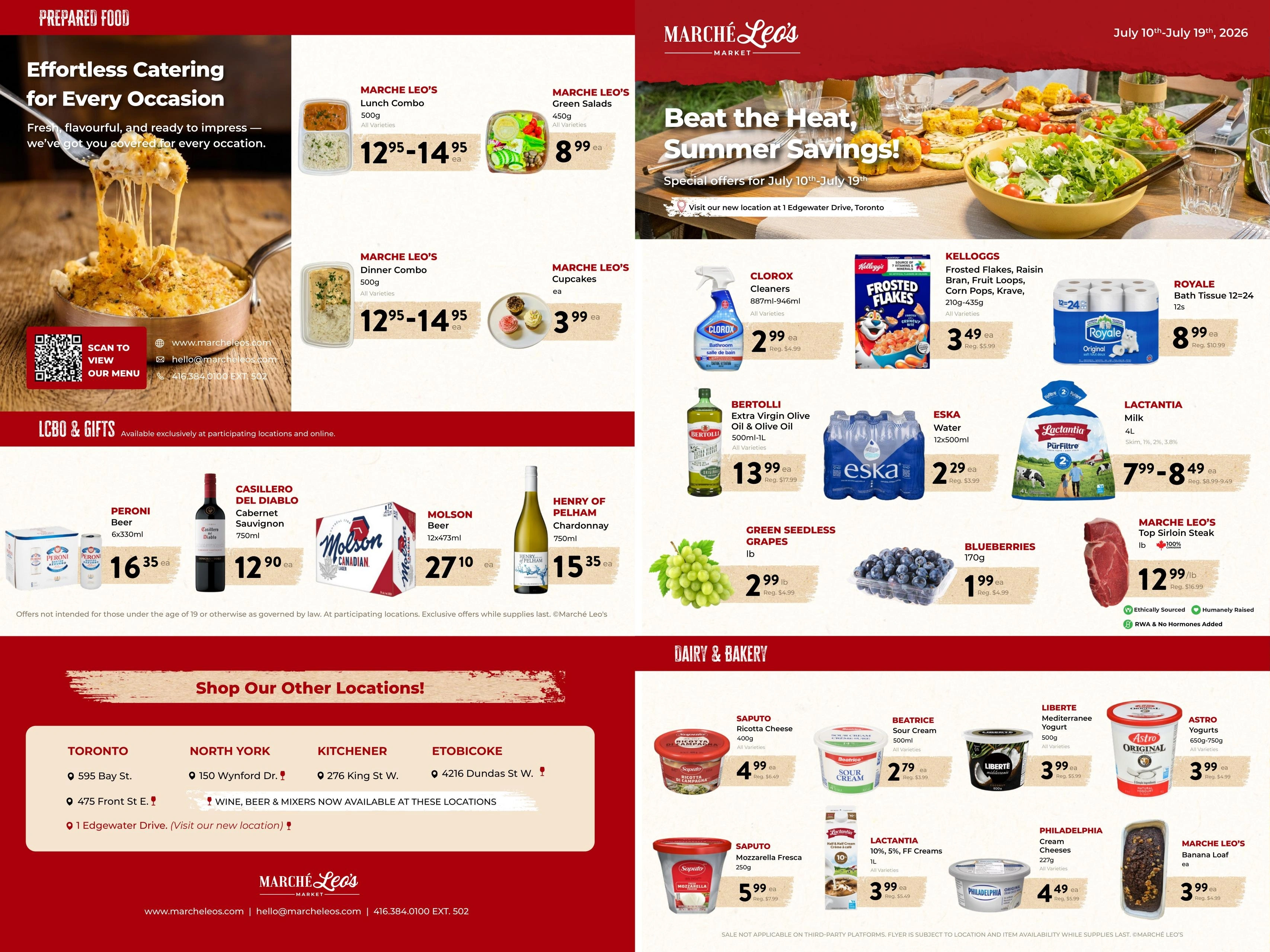 Marché Leo's flyer page 1
