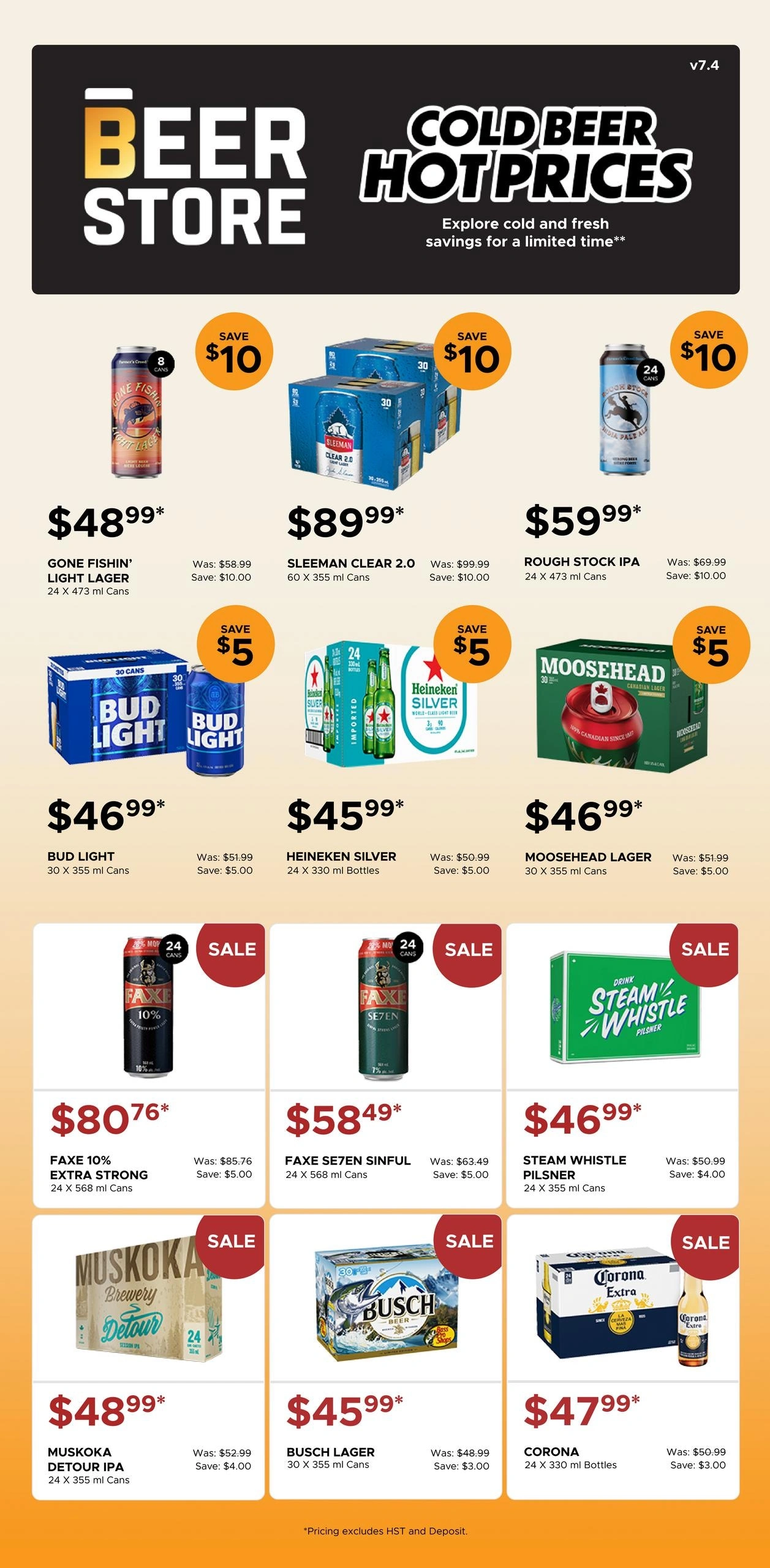 The Beer Store flyer page 1