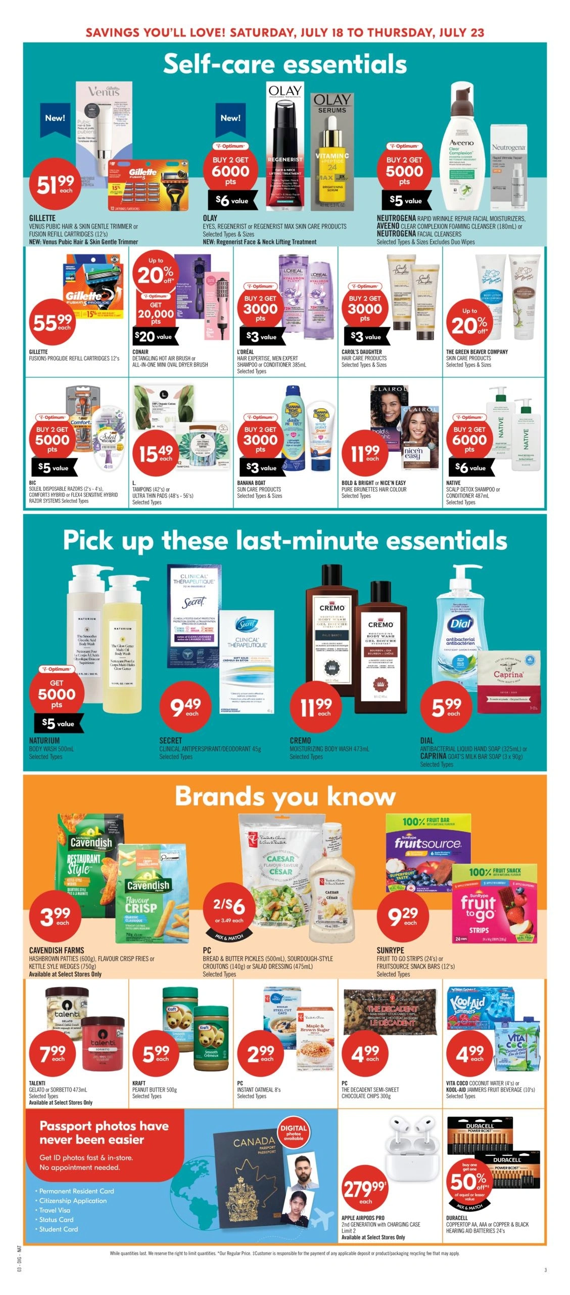 Shoppers Drug Mart flyer page 20