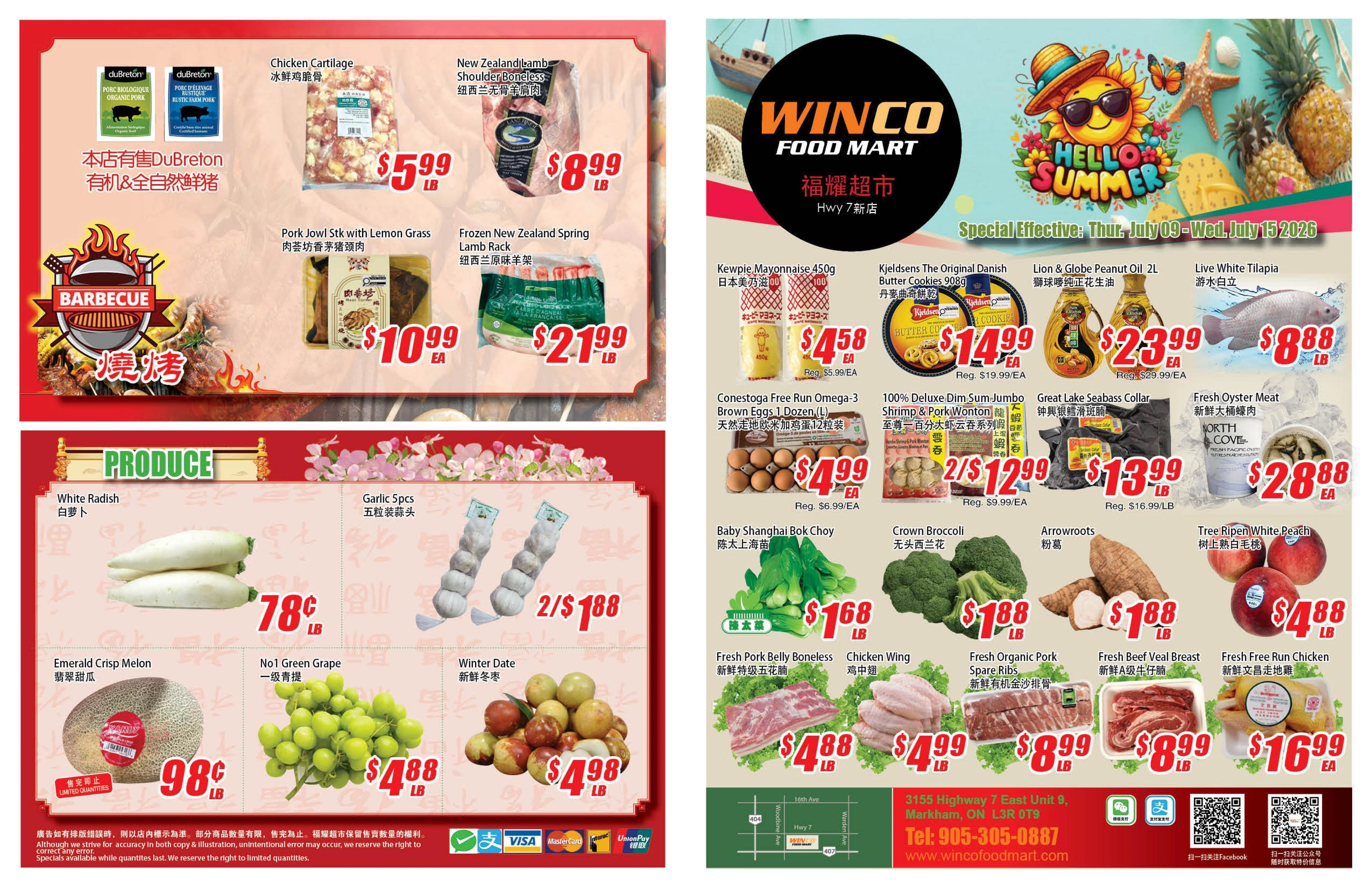 Winco Food Mart flyer page 1