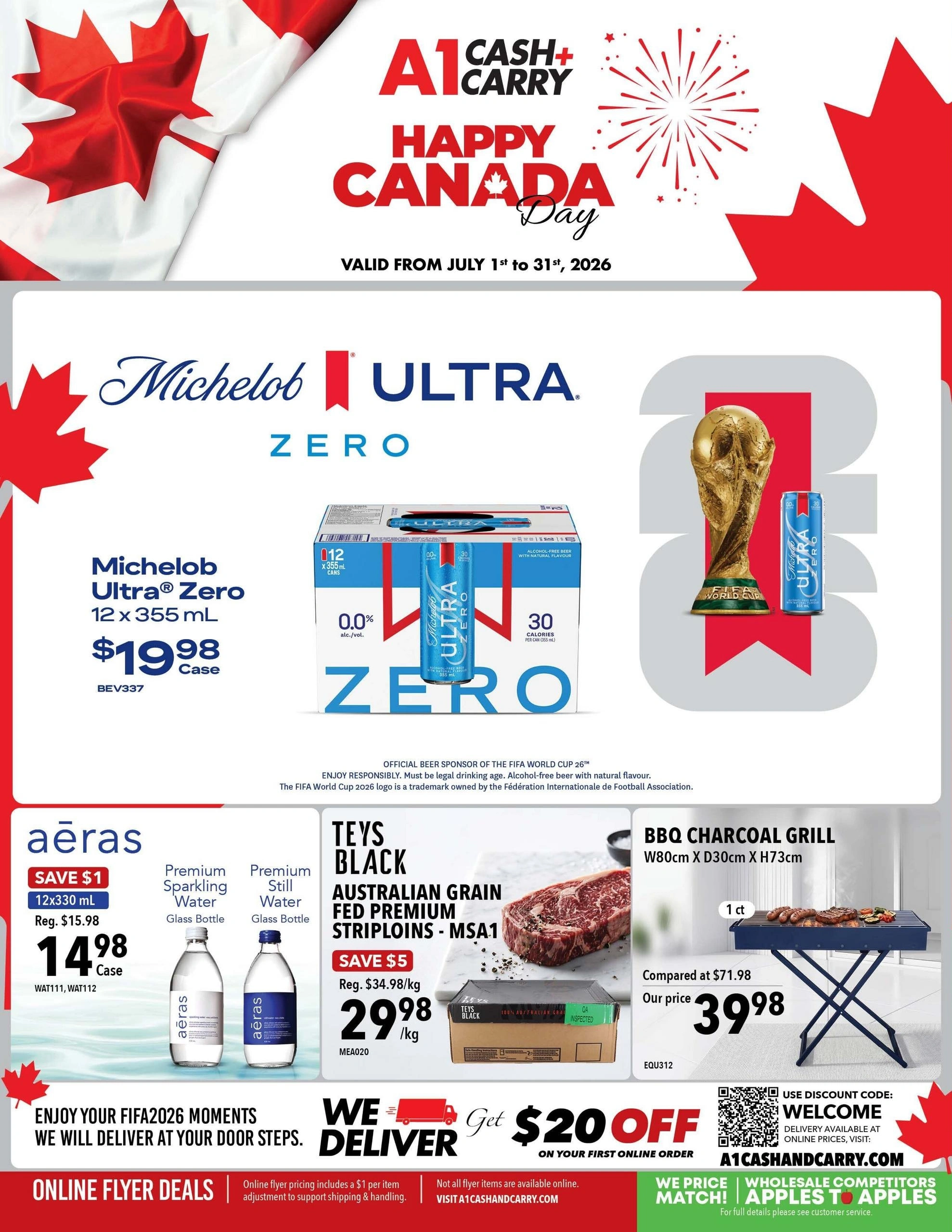 A1 Cash + Carry flyer page 1