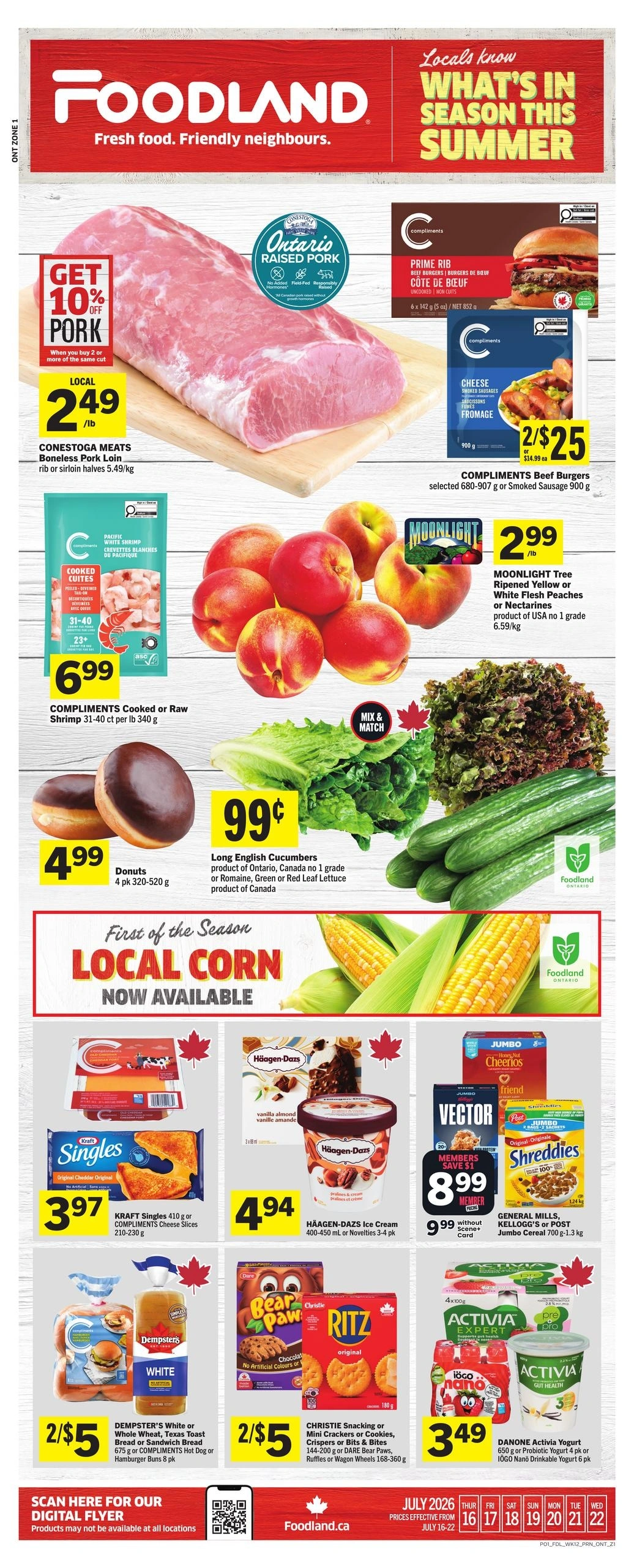 Foodland flyer page 1