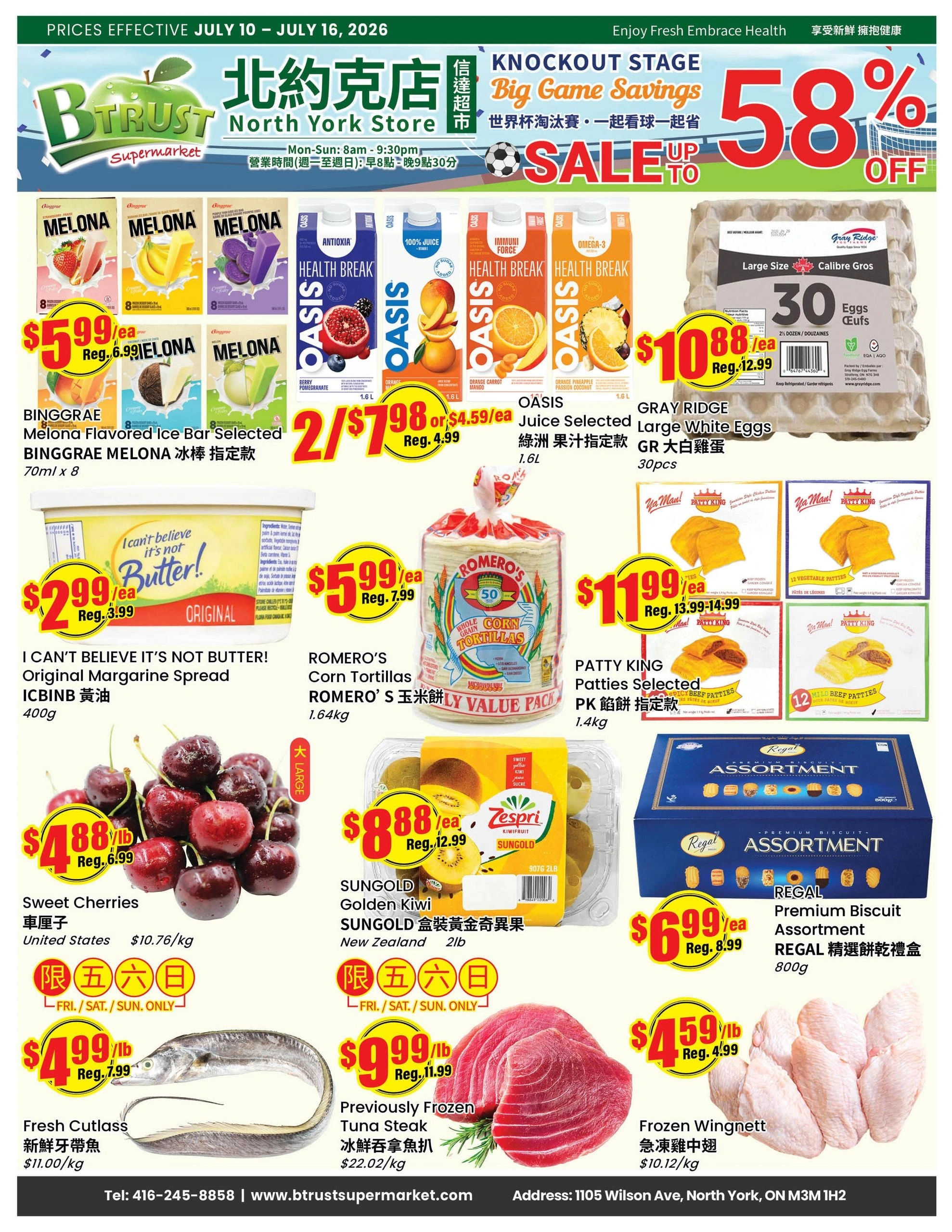 Btrust Supermarket flyer page 1