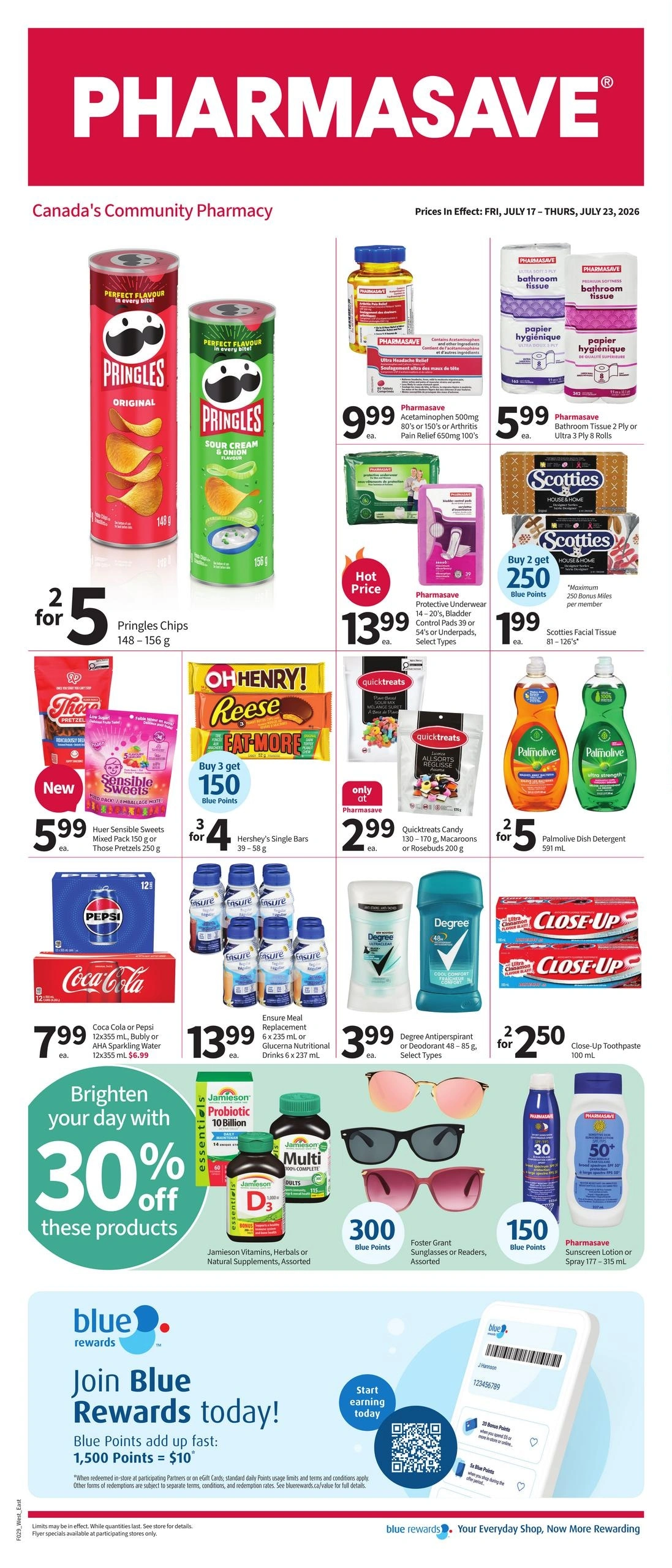 Pharmasave flyer page 1