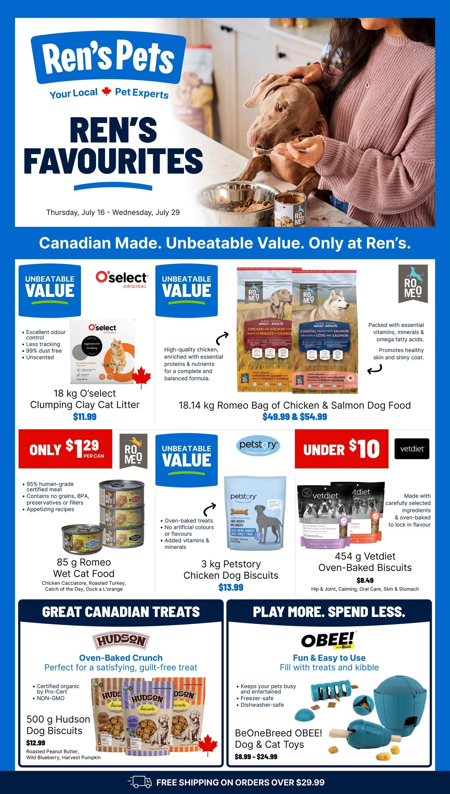 Ren's Pets flyer page 1