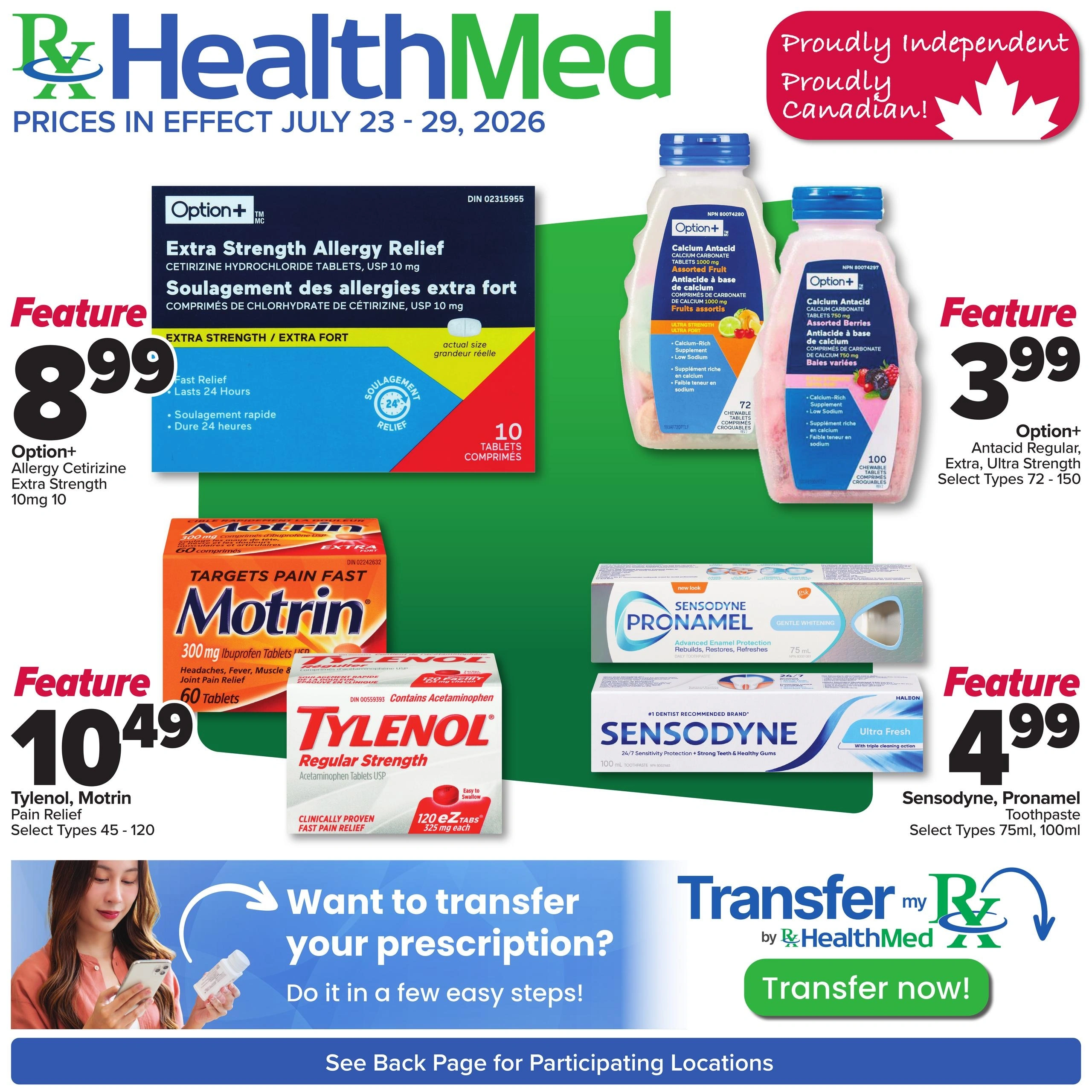 RxHealthMed flyer page 1