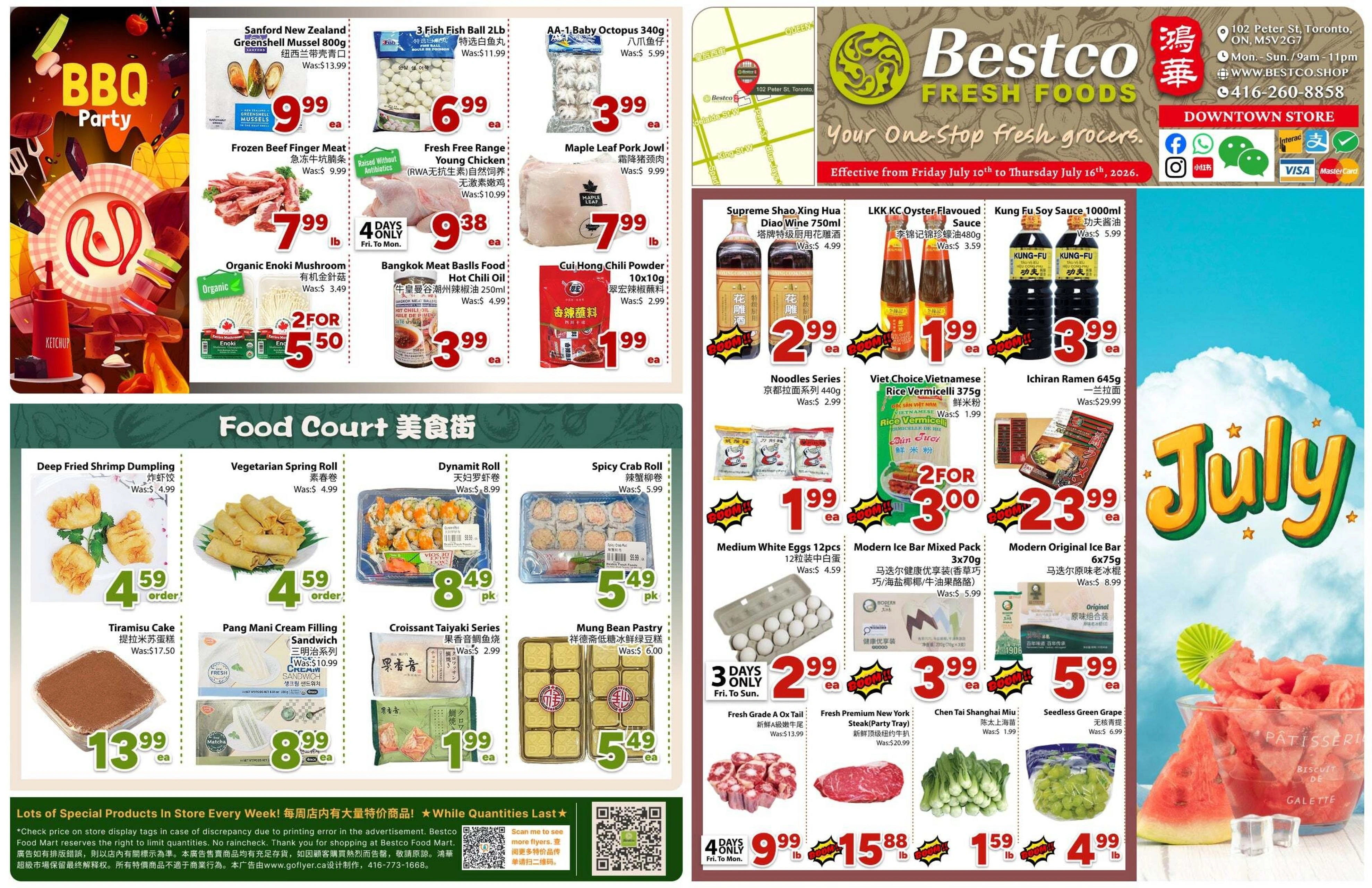 Bestco Foodmart flyer page 1